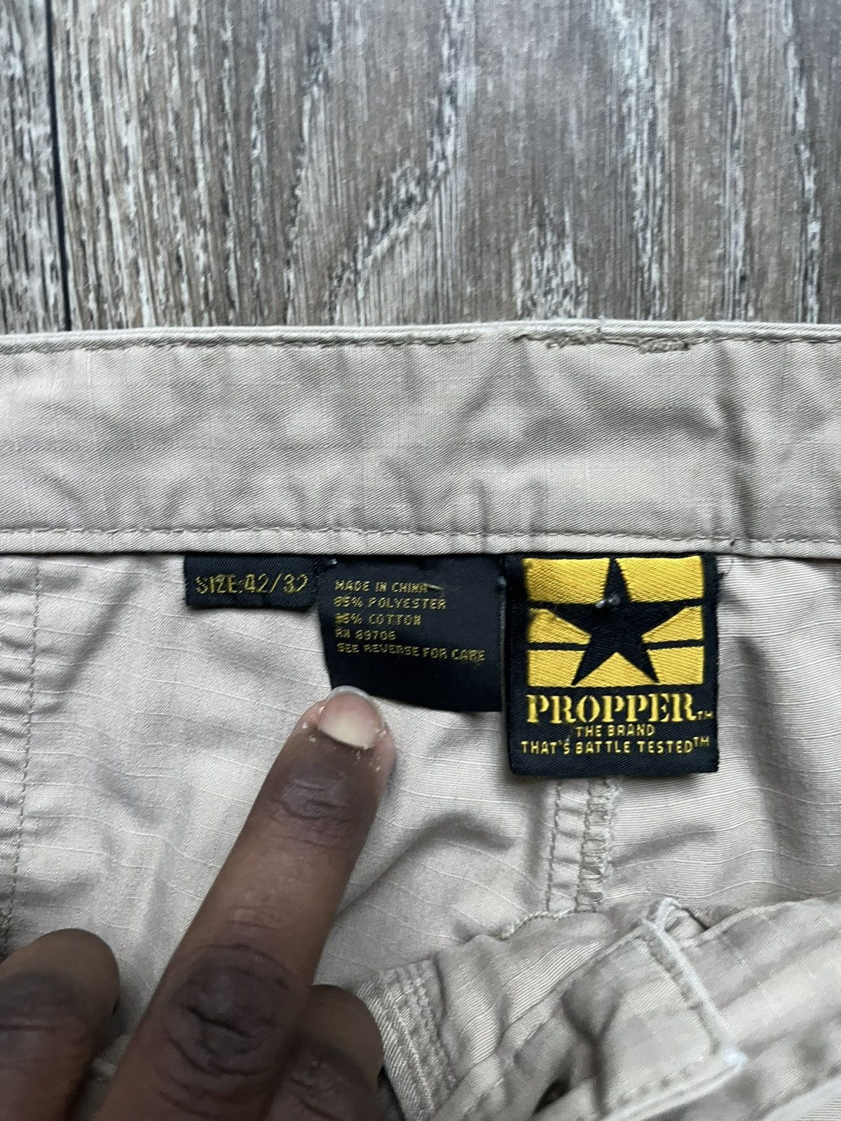 Vintage Cargo Beige Pants Size US 38 / EU 54 - 4 Thumbnail