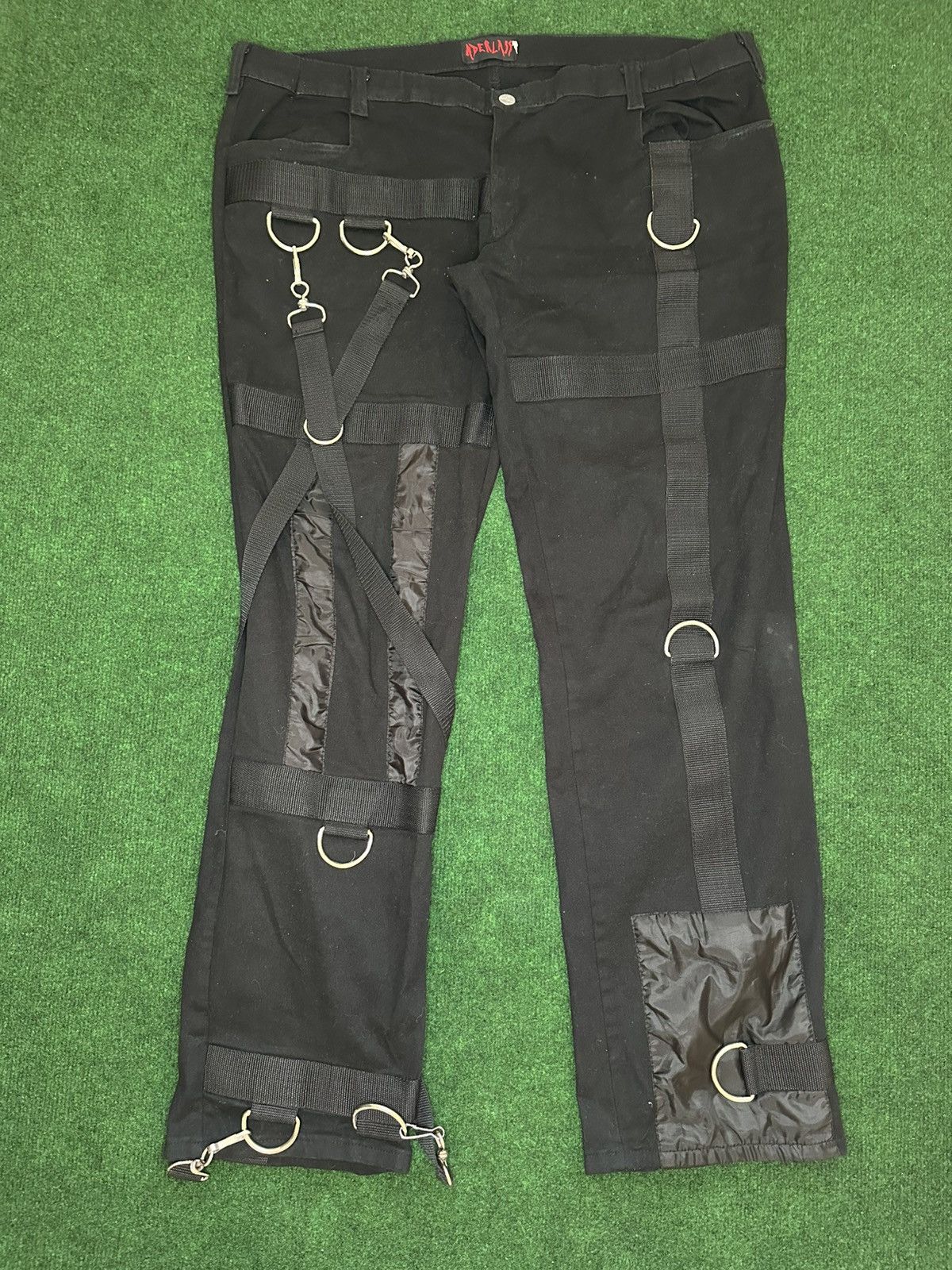 Japanese Brand RARE Aderlass Parachute Bondage Pants Cyber Punk Size 40 Size US 40 / EU 56 - 1 Thumbnail