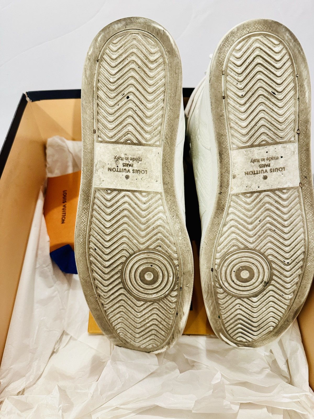 Louis Vuitton Louis Vuitton Rivoli LV Monogram High Top Sneakers Size US 12 / EU 45 - 7 Thumbnail