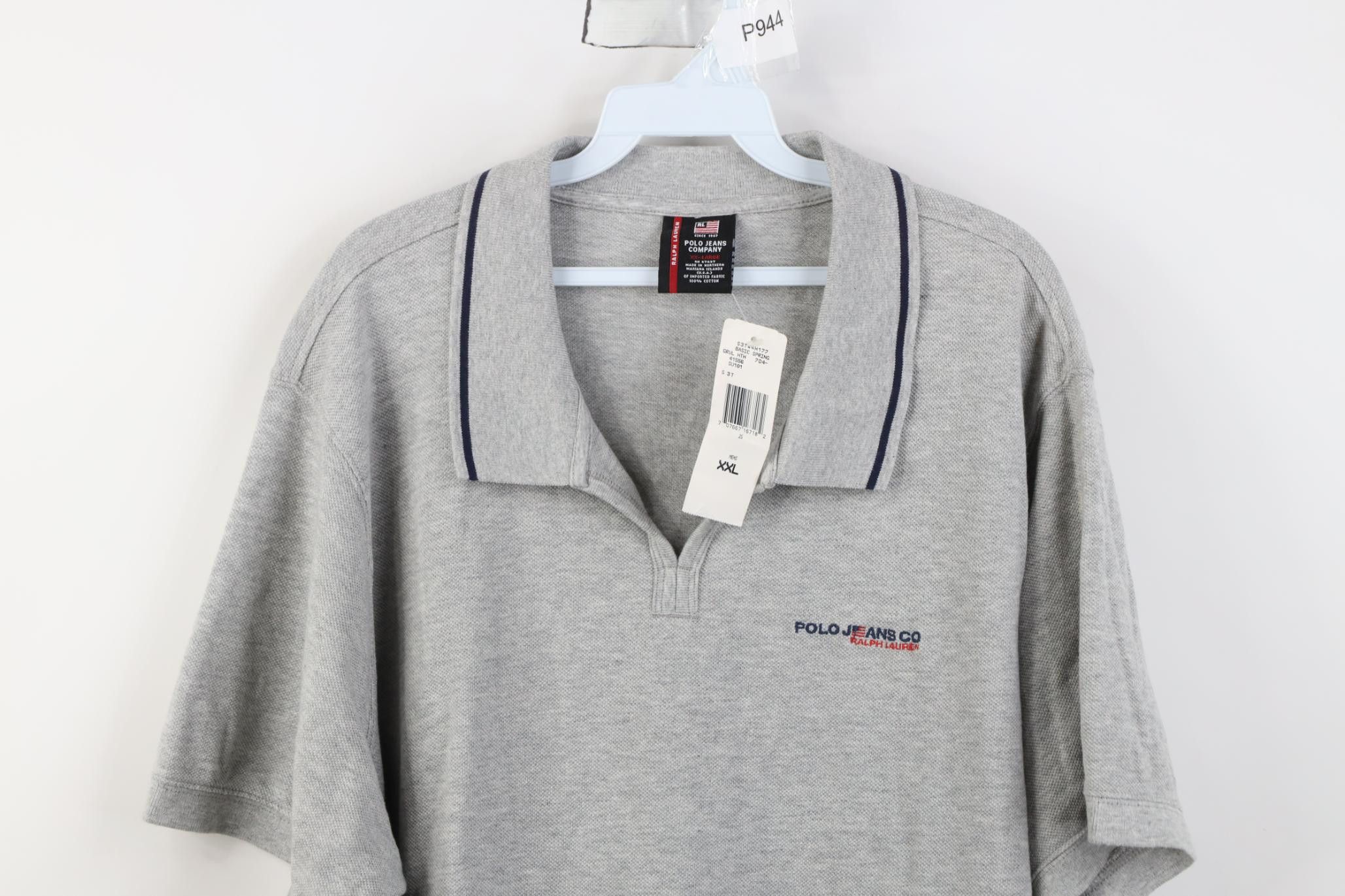 Polo Ralph Lauren Deadstock Vintage 90s Ralph Lauren Flag Golf Polo Shirt USA Size US XXL / EU 58 / 5 - 2 Thumbnail