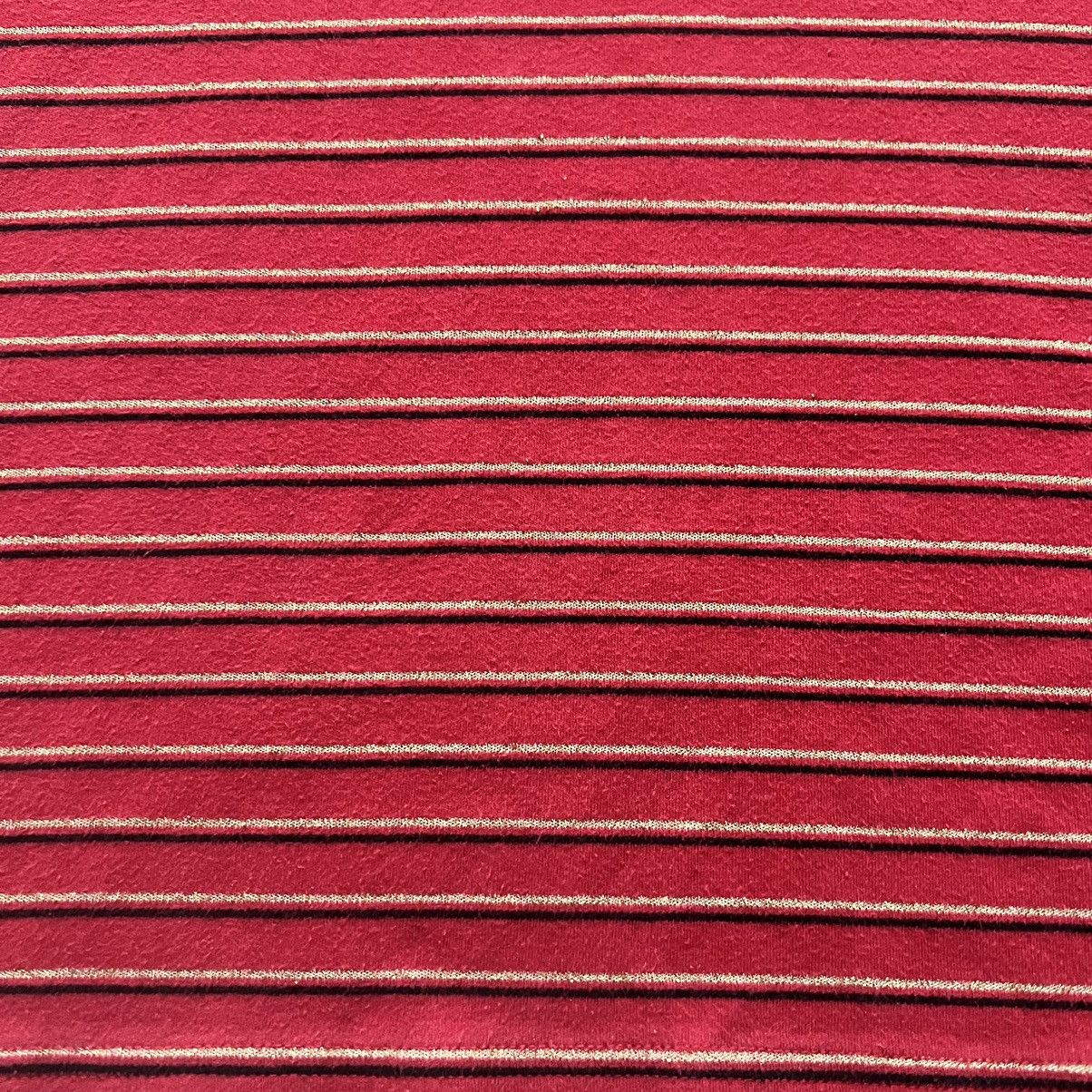 Supreme Supreme Gold Stripe Turtleneck Top Red XL Size US XL / EU 56 / 4 - 4 Thumbnail