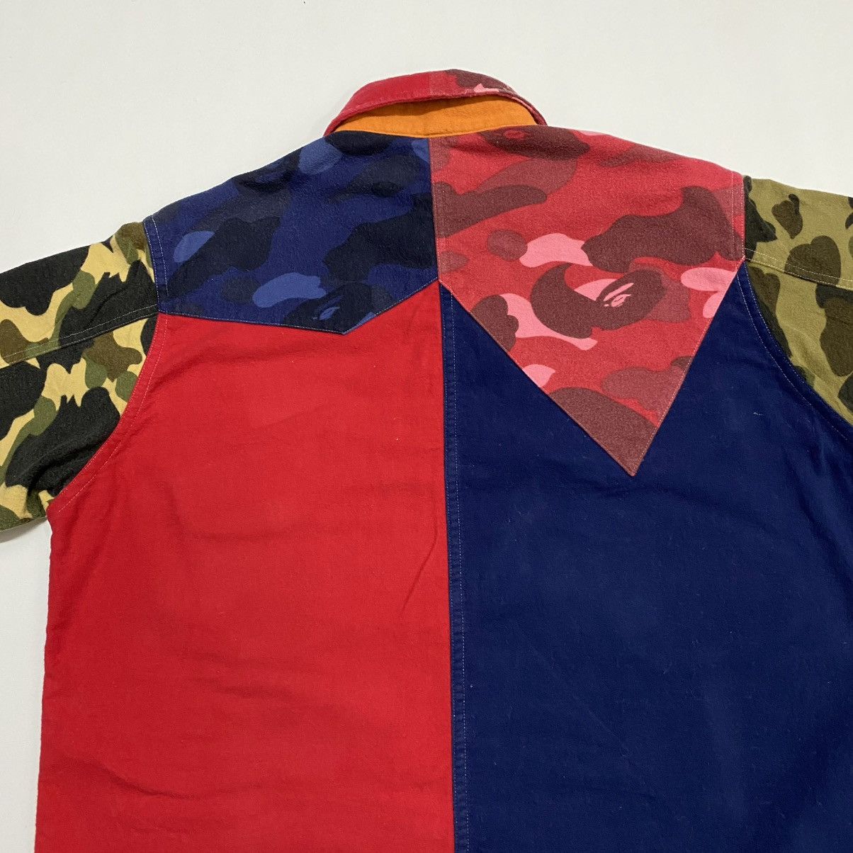 Bape ‼️YES‼️ A BATHING APE CAMO MULTI COLOUR BUTTON POLO SHIRT Size US S / EU 44-46 / 1 - 7 Thumbnail