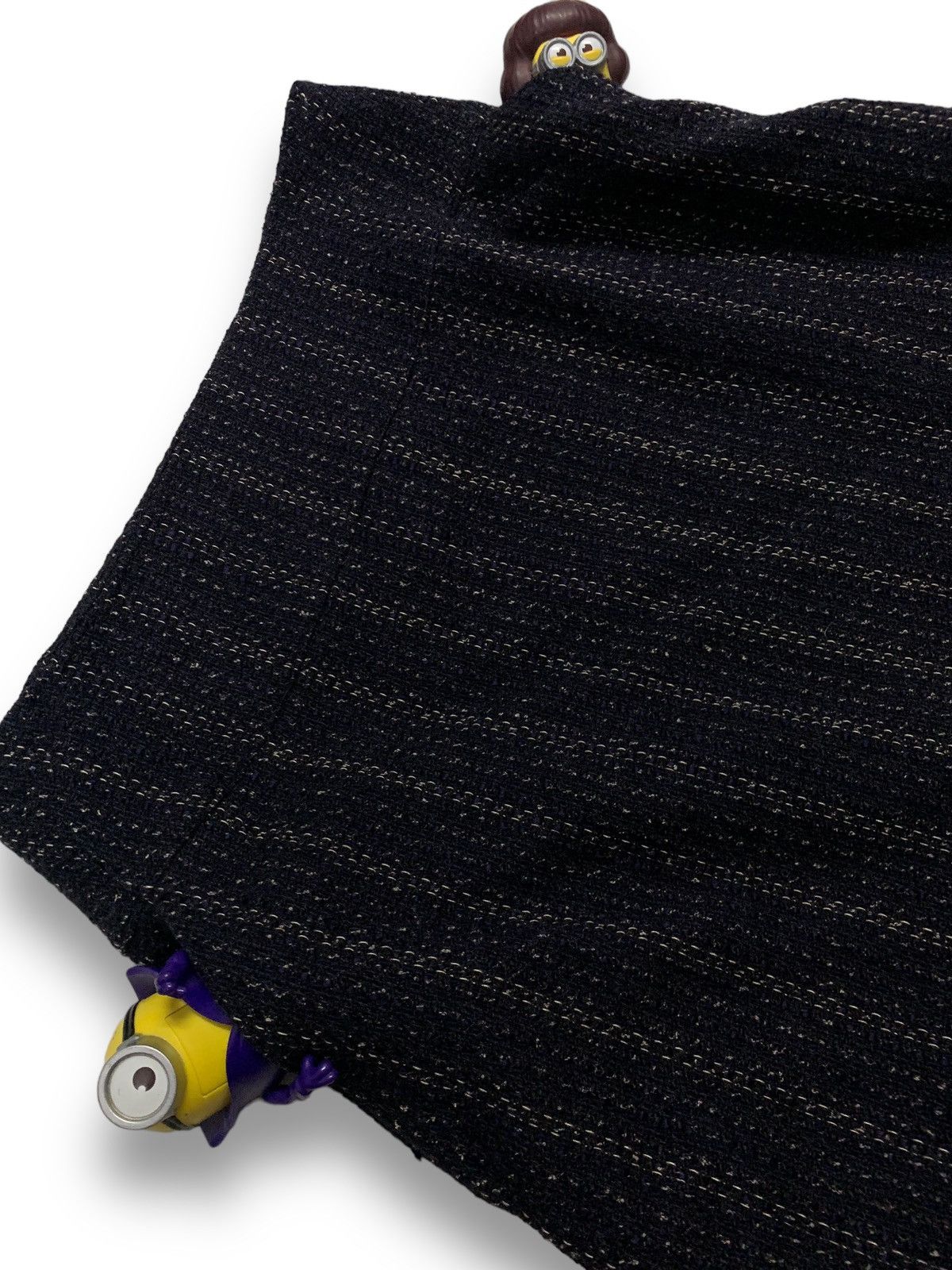 Japanese Brand CHI SO IO? Japan Technical Knitted Striped Mini Skirt Size 26" / US 2 / IT 38 - 8 Thumbnail