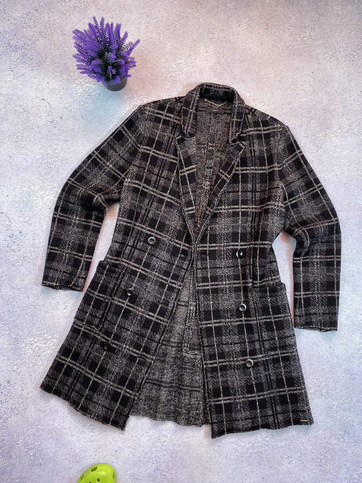 Designer × Diesel Diesel Double Breasted Wool Coats Size Medium Size M / US 6-8 / IT 42-44 - 1 Thumbnail
