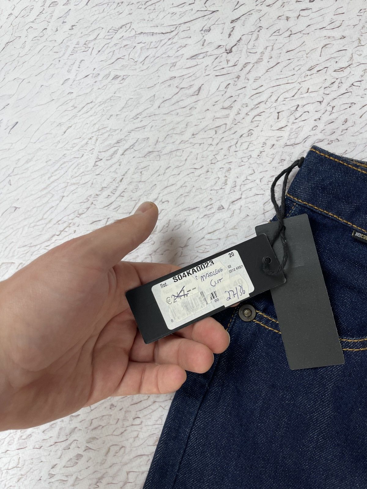 Just Cavalli Just Cavalli vintage indigo blue flared bootcut denim jeans Size 27" / US 4 / IT 40 - 9 Thumbnail