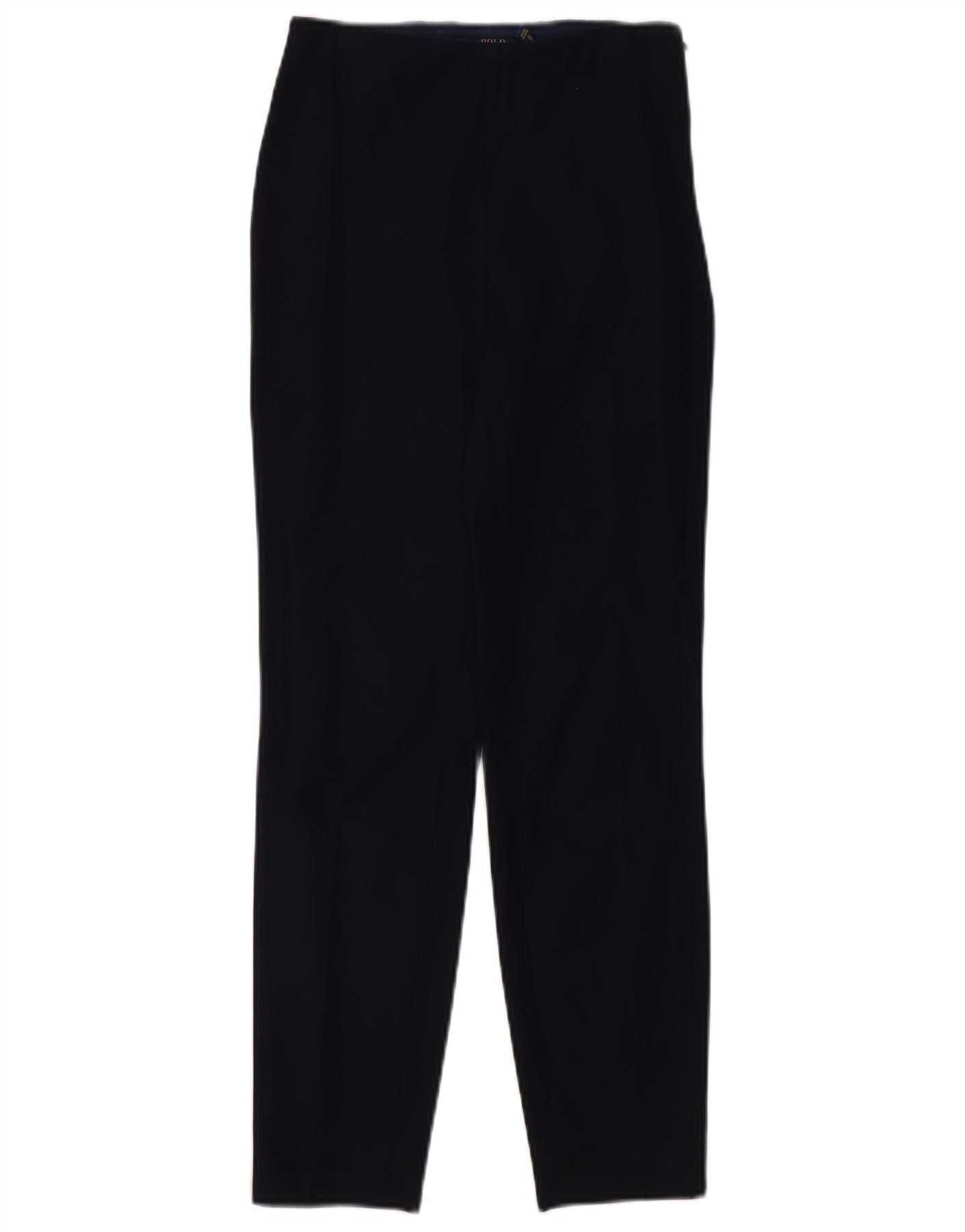 Polo Ralph Lauren Womens Slim Suit Trousers US 0 XS W22 L28 Navy Blue Size 25" / US 0 / IT 36 - 1 Thumbnail