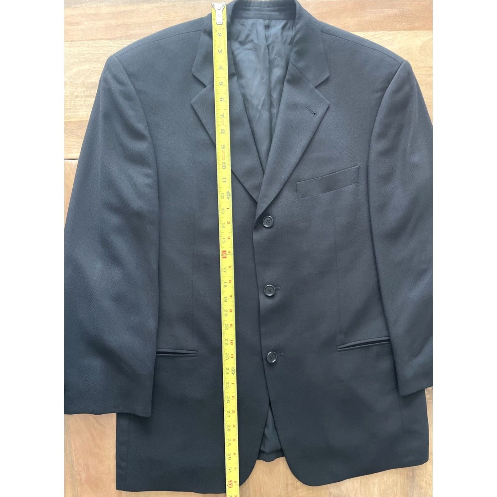 Hugo Boss HUGO BOSS Black Einstein Sport Jacket Blazer Mens Size 42R Luxury Designer Size 42R - 7 Thumbnail