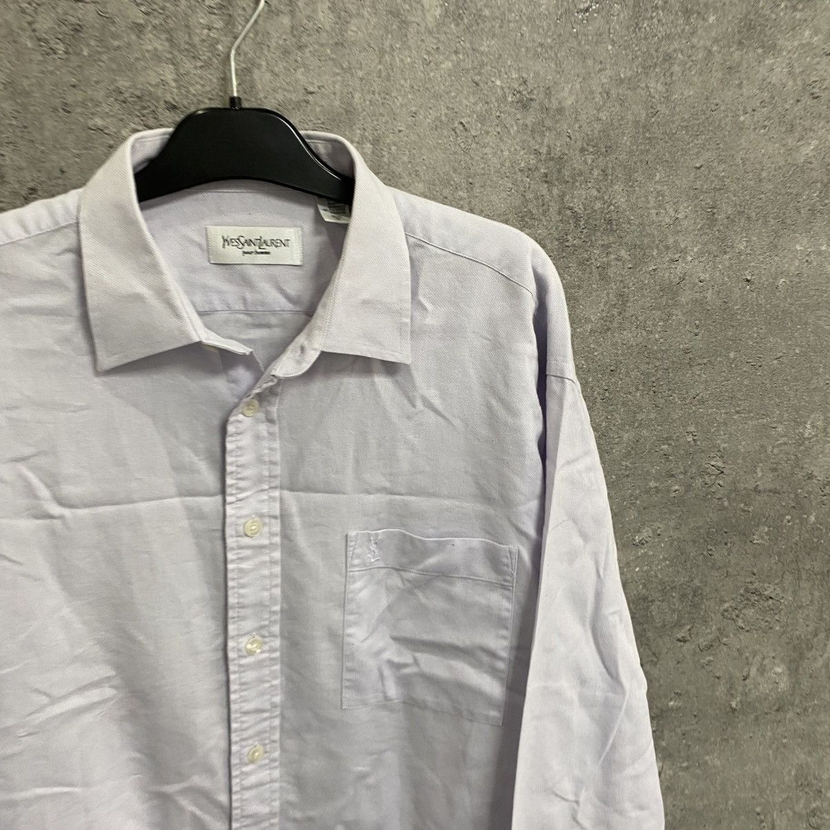 Yves Saint Laurent Vintage Yves Saint Laurent YSL Shirt Button Up Size US L / EU 52-54 / 3 - 3 Thumbnail