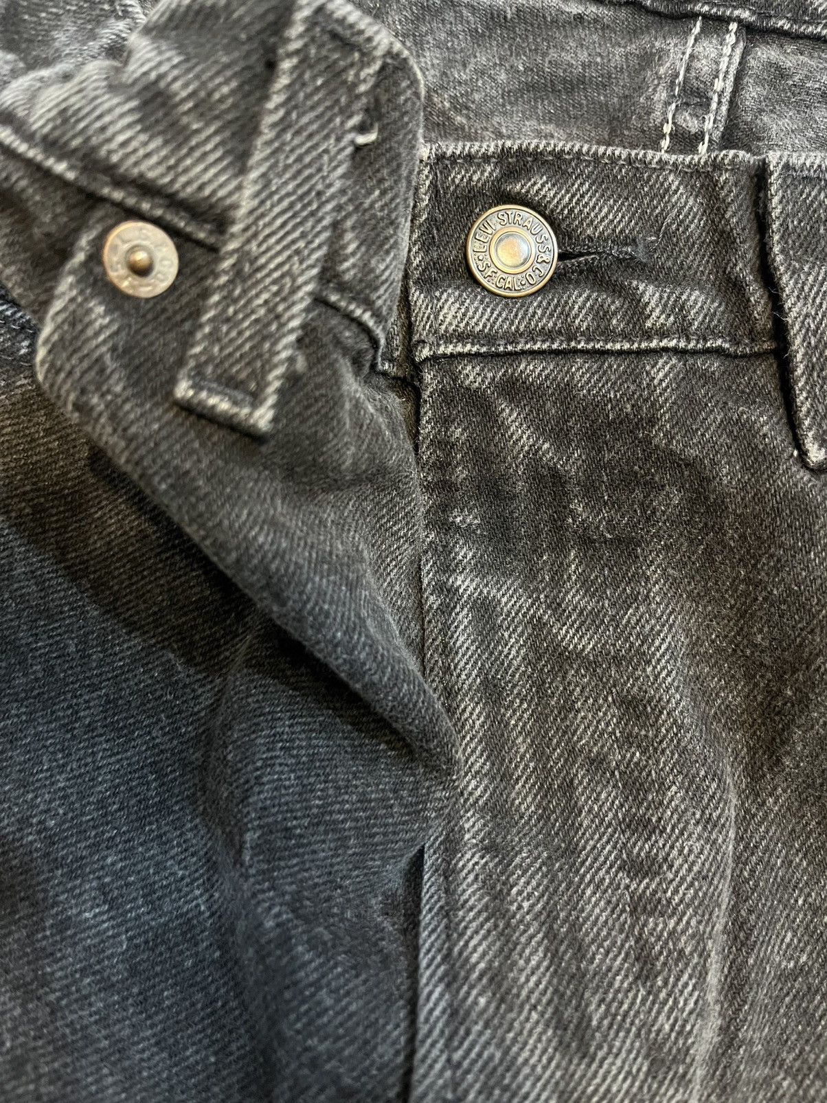 Levi's Vintage Clothing Leiv’s 505 U.S.A Black Denim Size US 32 / EU 48 - 5 Thumbnail