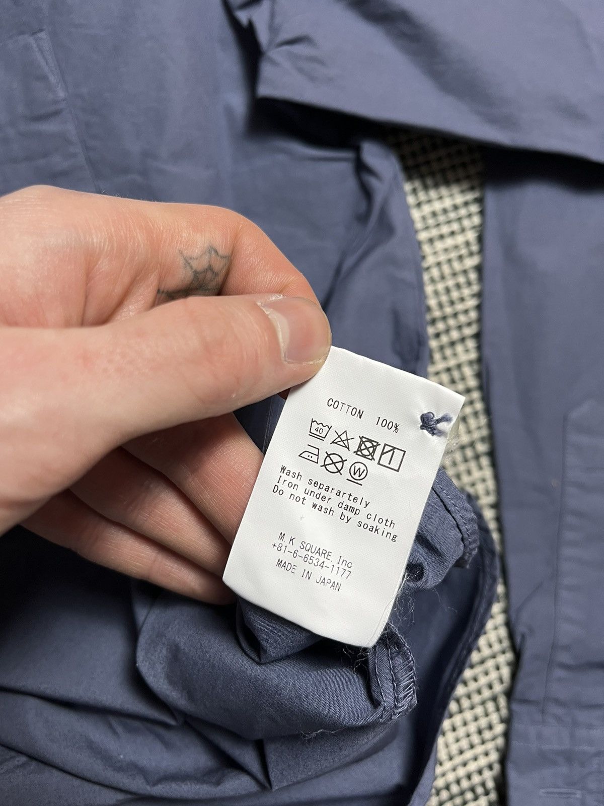 Designer × Japanese Brand × Manual Alphabet Manual Alphabet made in Japan loose fit shirt Size US XL / EU 56 / 4 - 5 Thumbnail