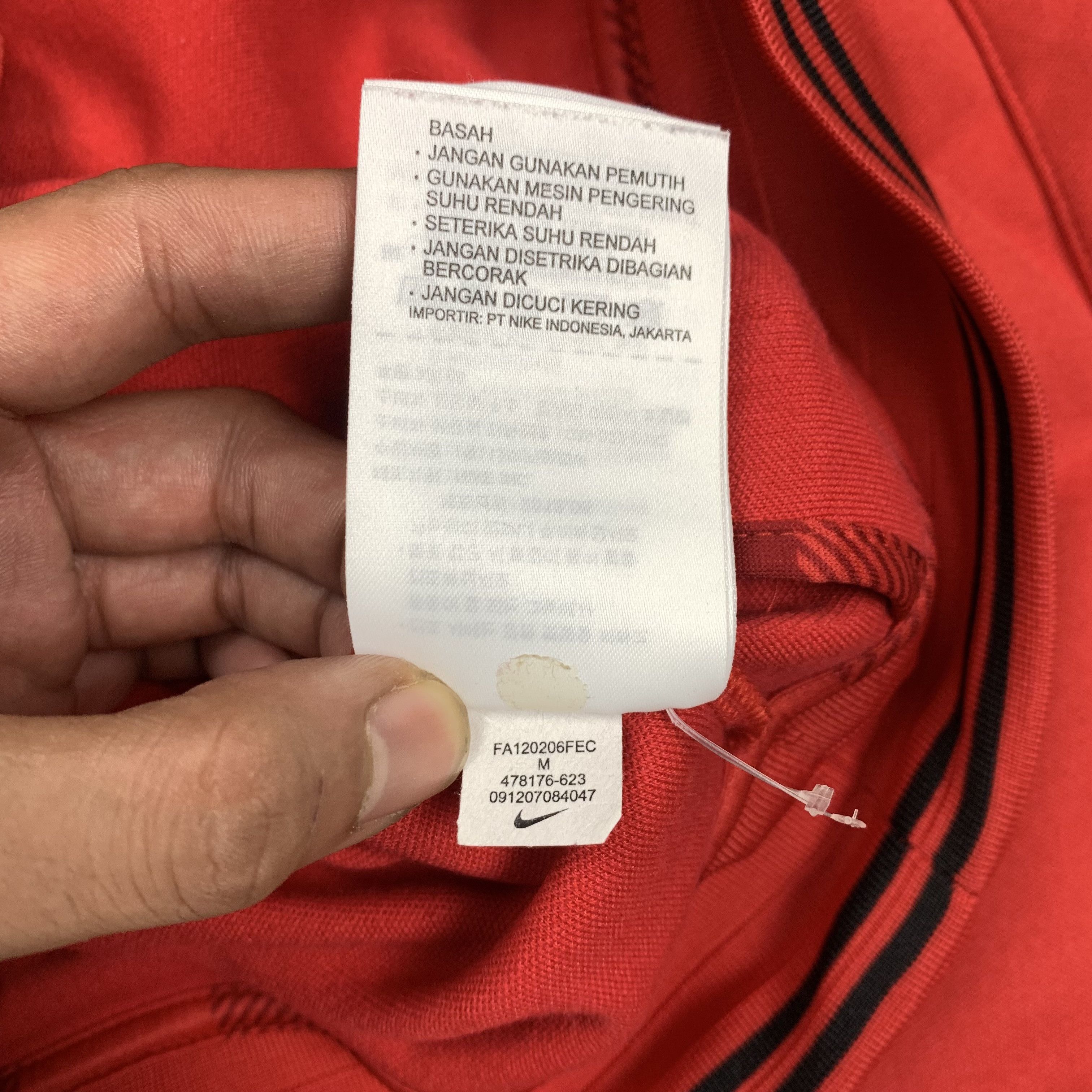 Nike Nike Manchester United Track Jacket Size US S / EU 44-46 / 1 - 8 Thumbnail