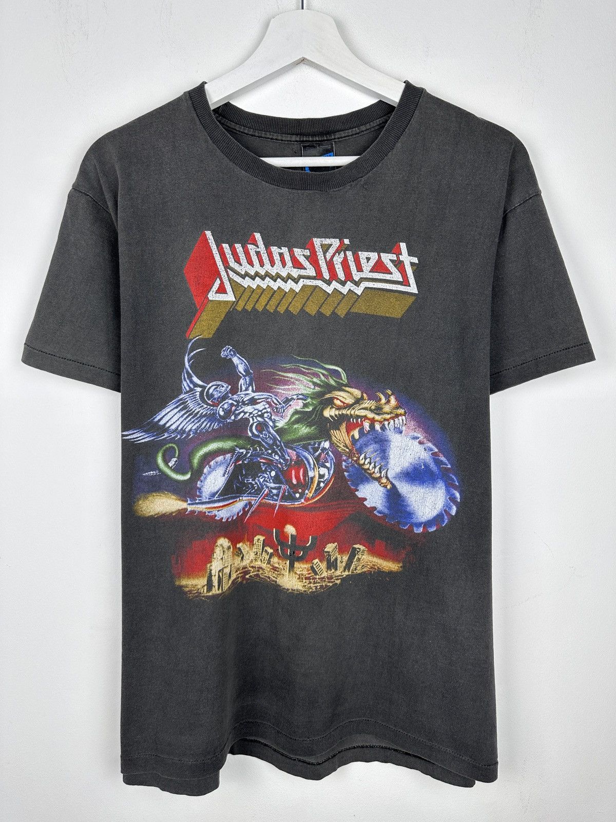 90s Vintage Judas Priest Painkiller Tour Graphic T Shirt