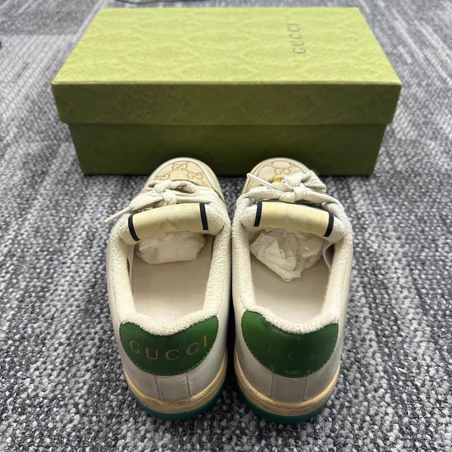 Gucci GUCCI Screener Distressed Sneaker 35/35.5 New Tried On Size US 4.5 / IT 34.5 - 3 Thumbnail