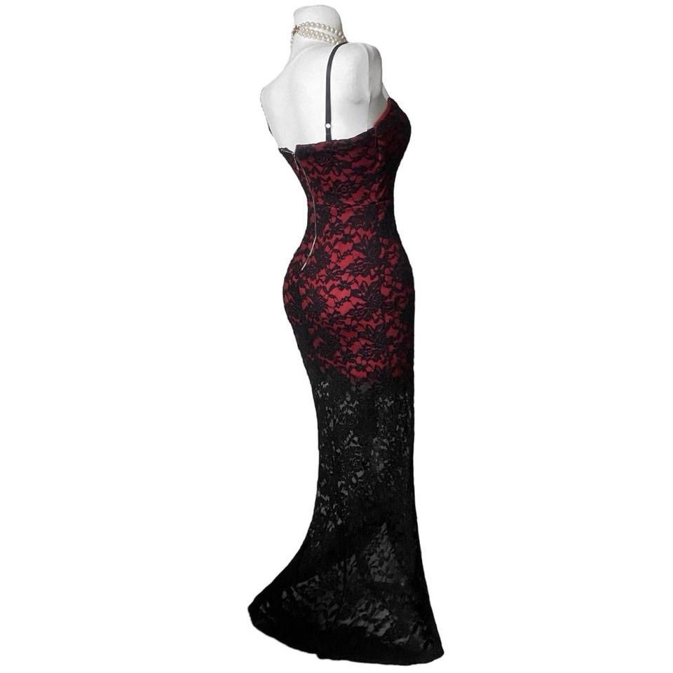 Vintage Beautiful maxi lace vampire dress Size S / US 4 / IT 40 - 2 Thumbnail