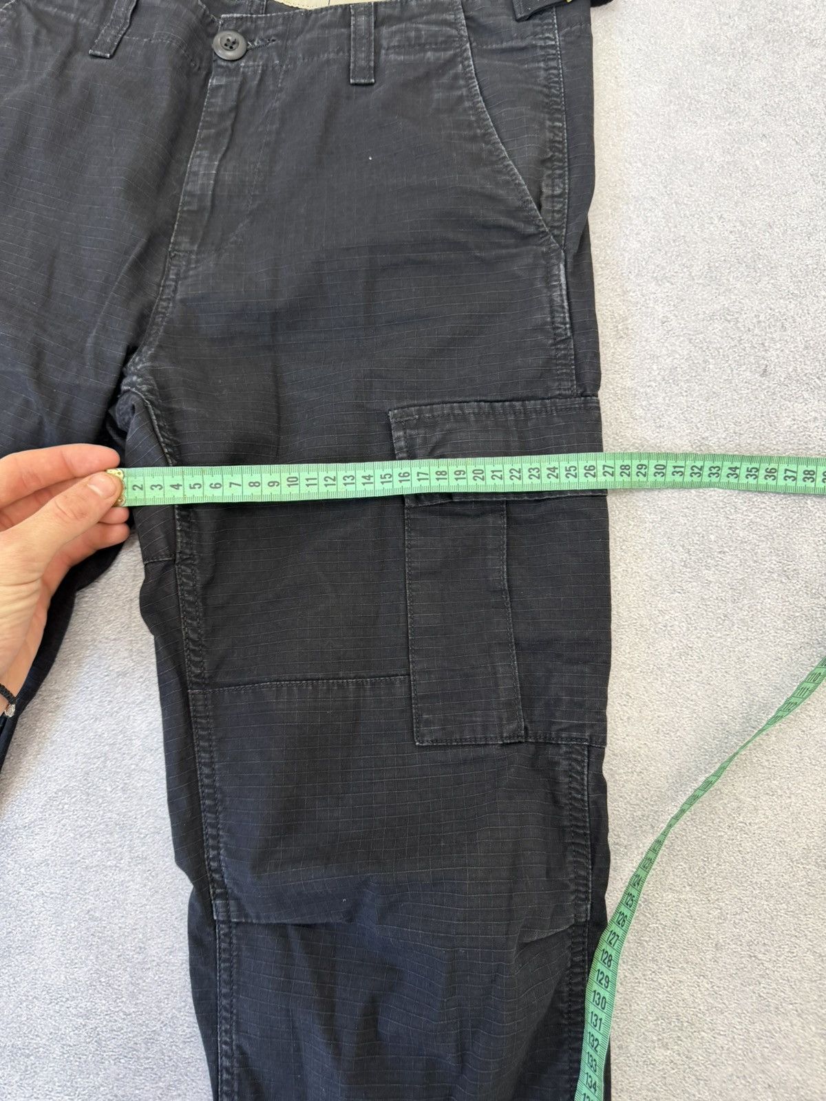Carhartt vtg carhartt work cargo carpenter distressed washed pants Size US 30 / EU 46 - 11 Thumbnail
