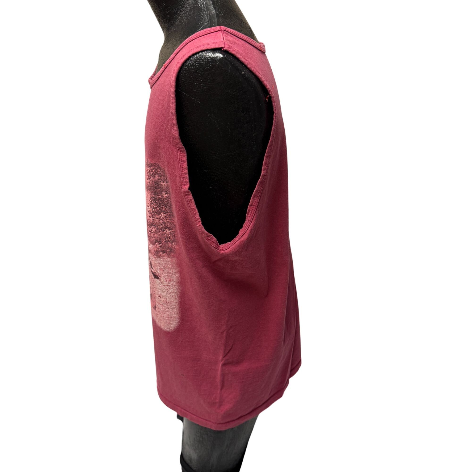 Harley Davidson Vtg Harley Davidson Official Licensed USA Maroon 1996 Tank Size US L / EU 52-54 / 3 - 3 Thumbnail