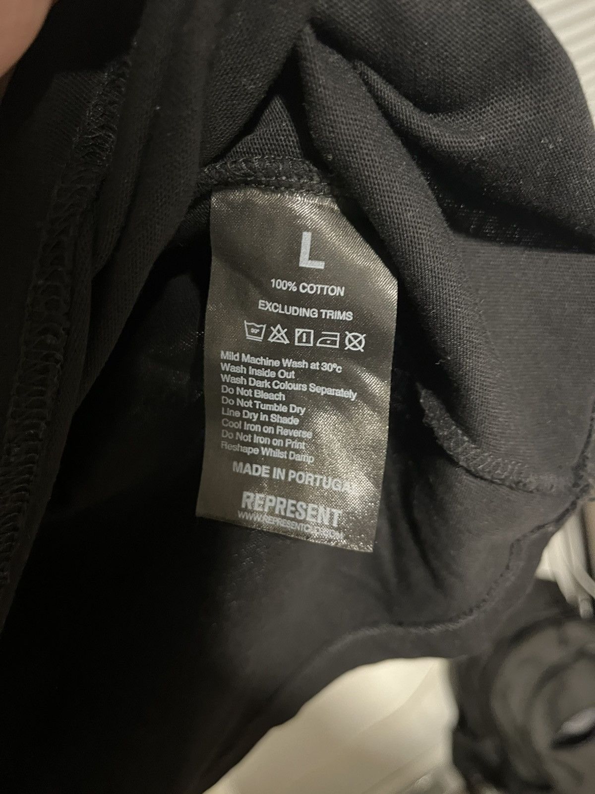Represent Clo. Represent t shirt - Large - Winter 23 Black Size US L / EU 52-54 / 3 - 4 Thumbnail