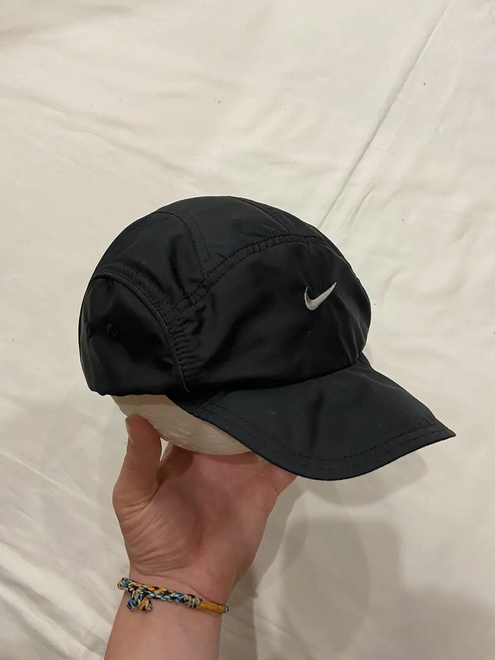 Nike 🦍VINTAGE 90’S Y2K NIKE NYLON DRILL 5 PANEL CAP HAT SWOOSH Size ONE SIZE - 7 Thumbnail