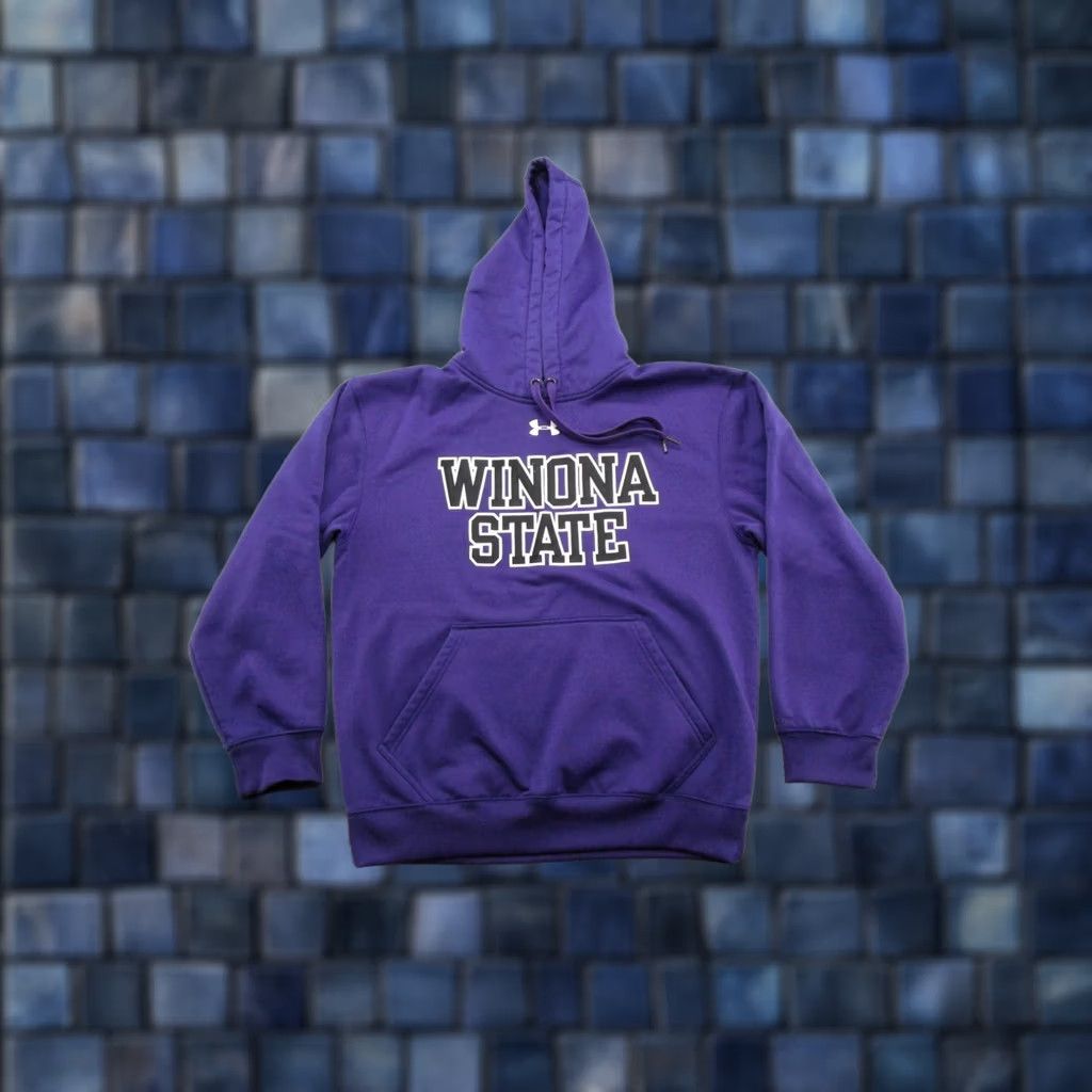 Under Armour Winona State University Under Armour Storm Purple Spell Out Hoodie Mens Size S Size US S / EU 44-46 / 1 - 1 Thumbnail