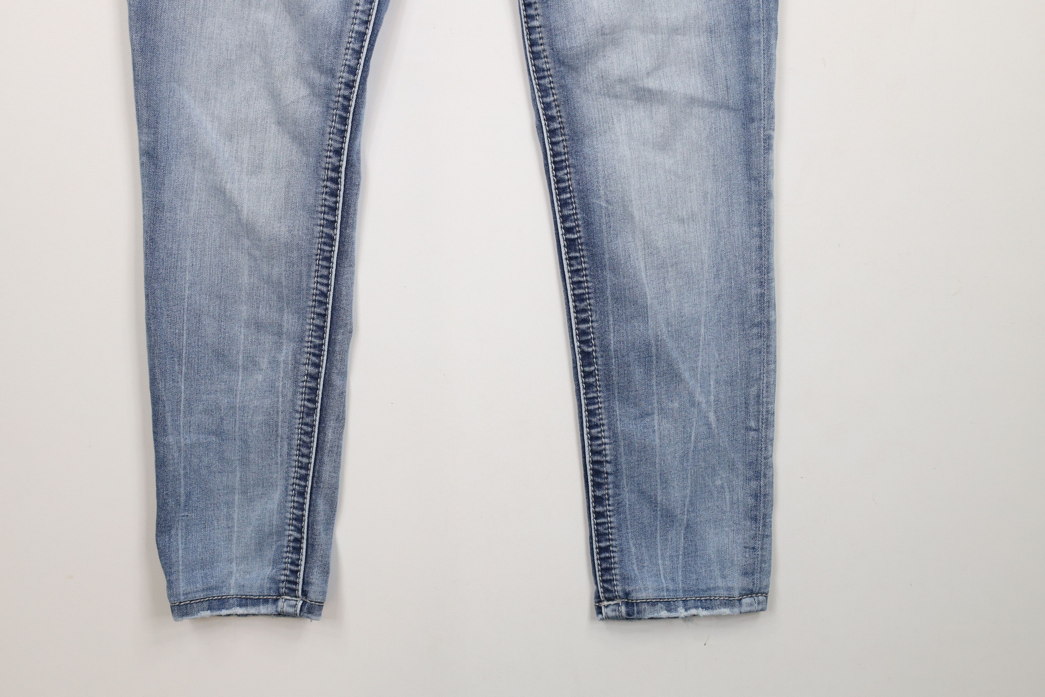 Miss Me × Vintage Miss Me Jeweled Stretch Mid Rise Easy Skinny Denim Jeans Size 27" / US 4 / IT 40 - 4 Thumbnail