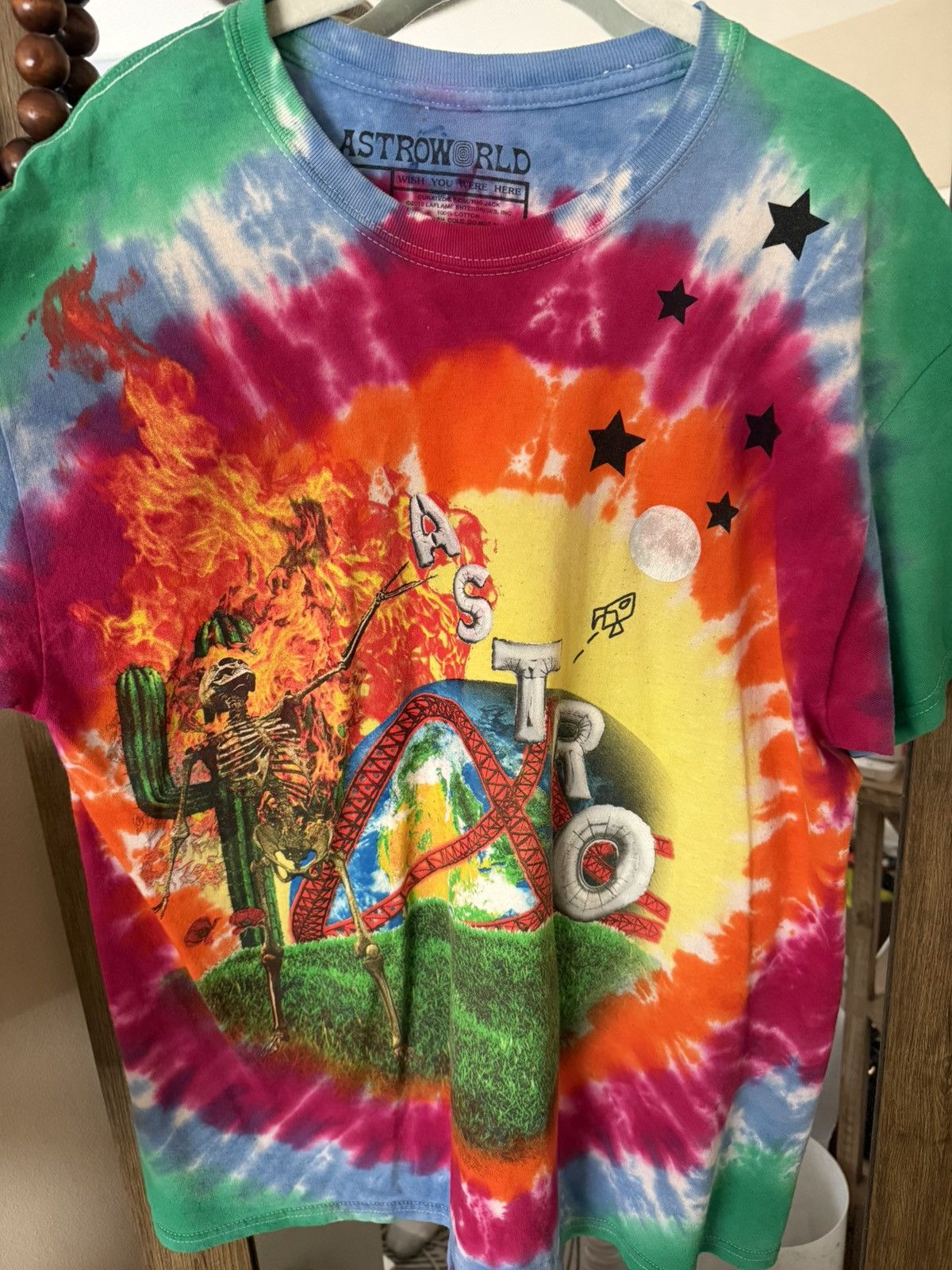 Other Astroworld Tie Dye Tee Size US L / EU 52-54 / 3 - 1 Thumbnail
