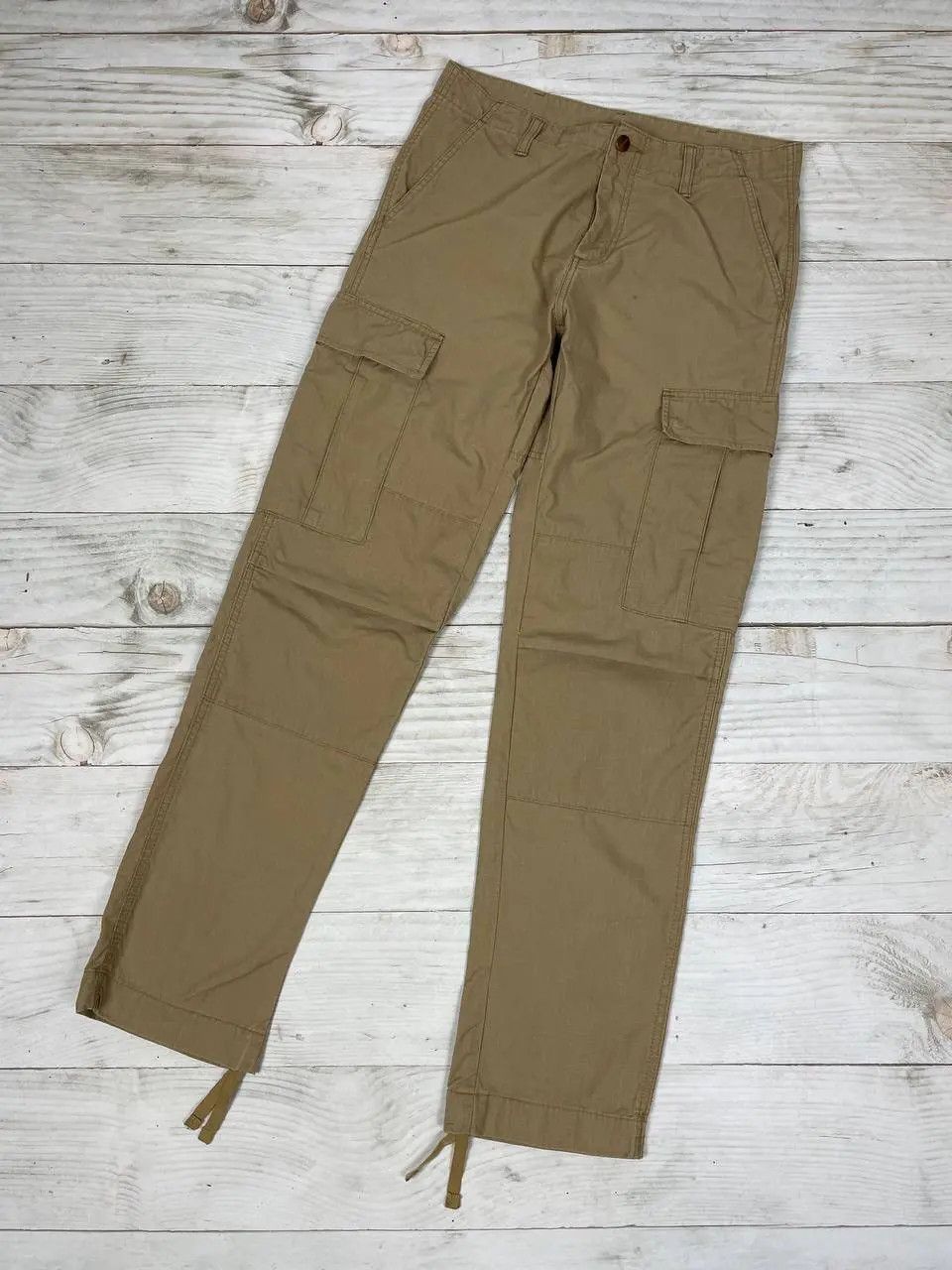 Carhartt Vintage Carhartt WIP Cargo Pants Distissed Work 90s Size US 31 - 2 Thumbnail