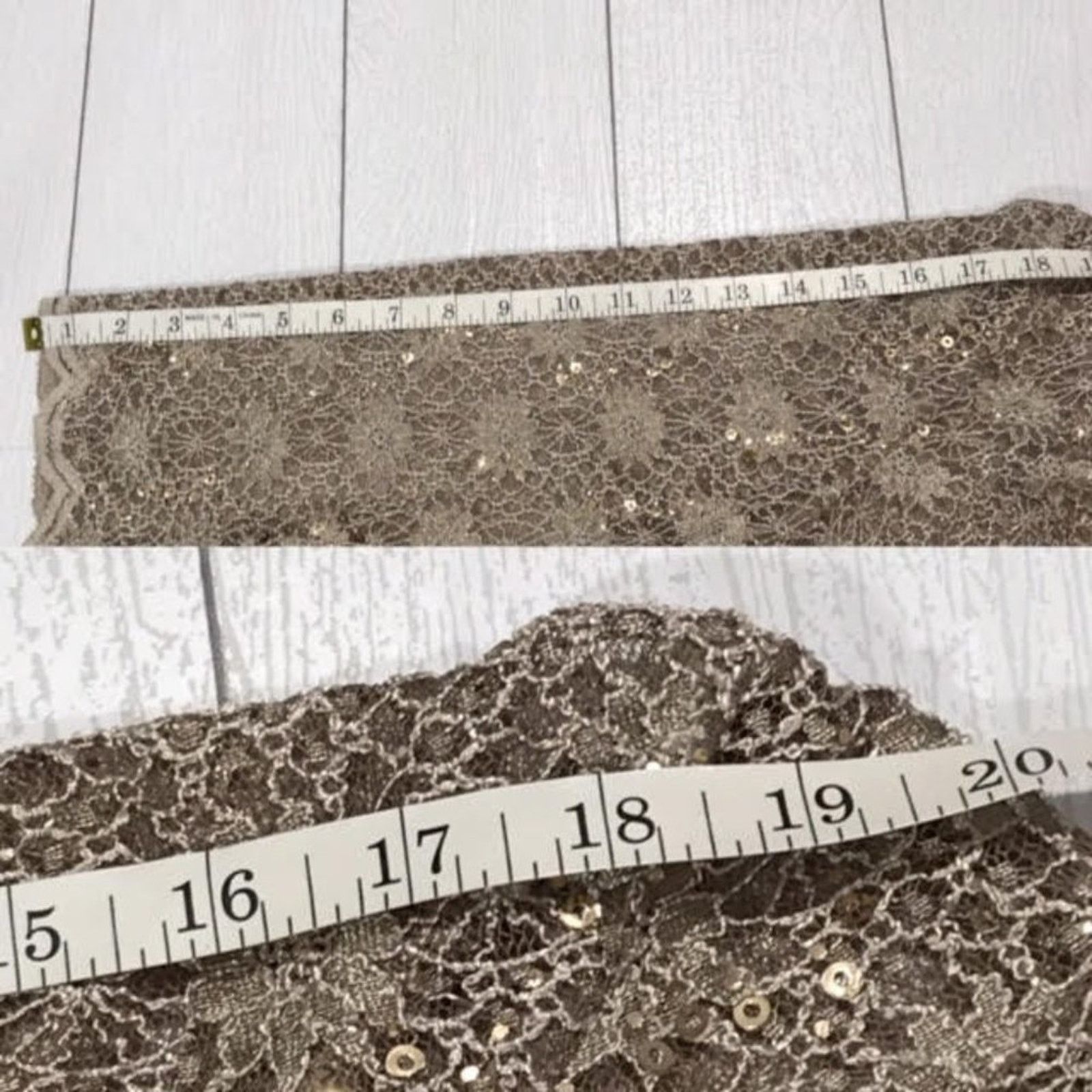 Other R&M Richards Gold Lace Formal Dress Jacket 2 Piece Set NWT Size M / US 6-8 / IT 42-44 - 9 Thumbnail