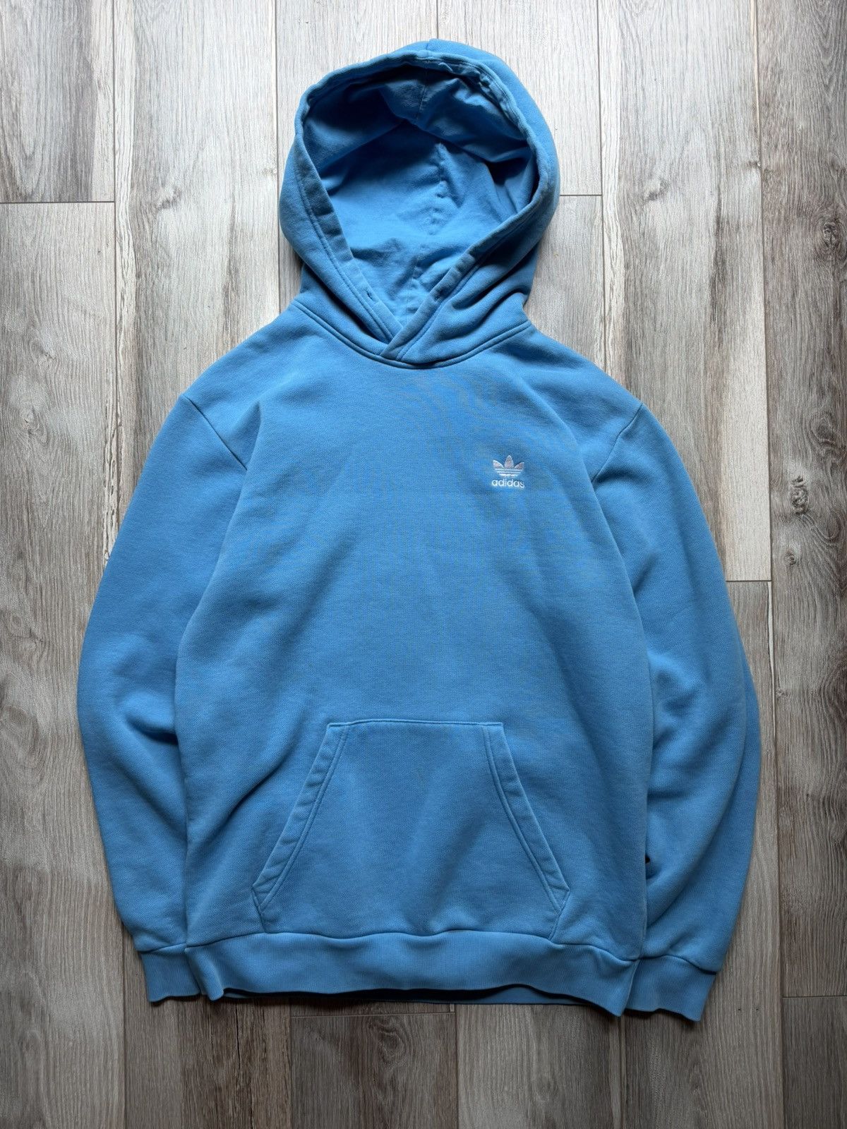 Adidas Adidas light blue hoodie Size US S / EU 44-46 / 1 - 1 Thumbnail