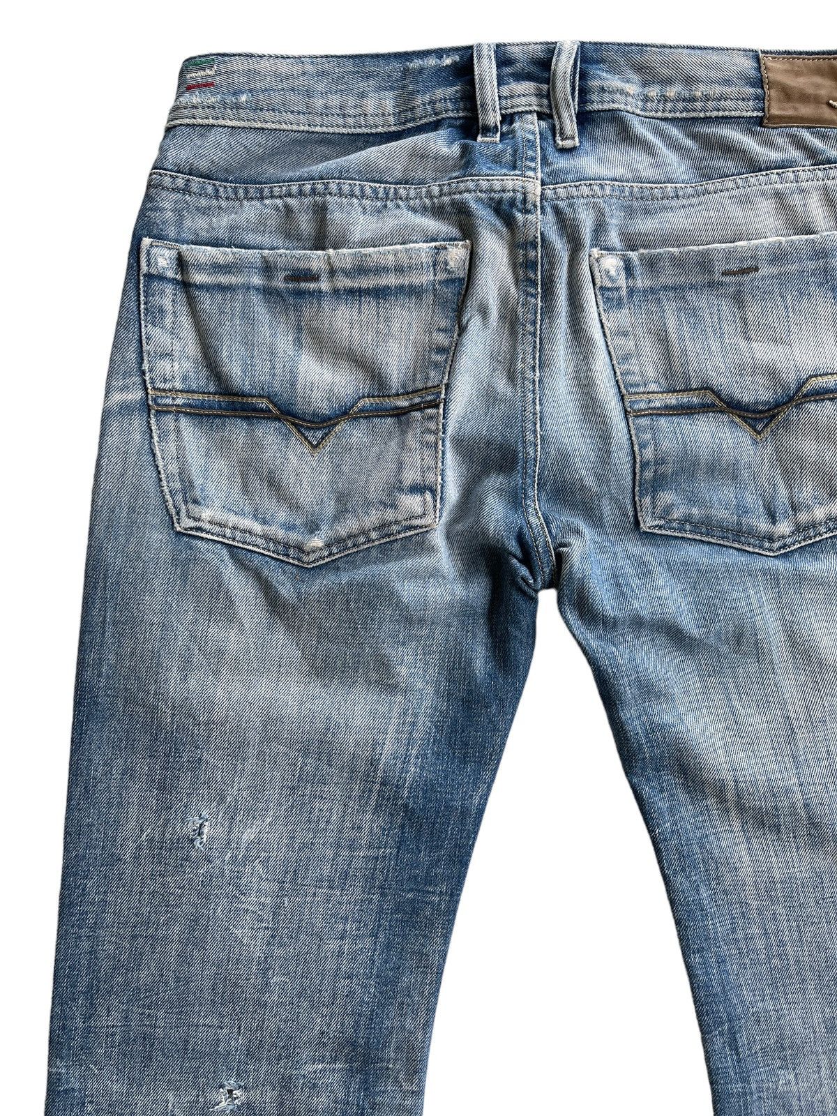 Diesel Diesel Zathan Distressed Flare Denim Size US 30 / EU 46 - 12 Thumbnail