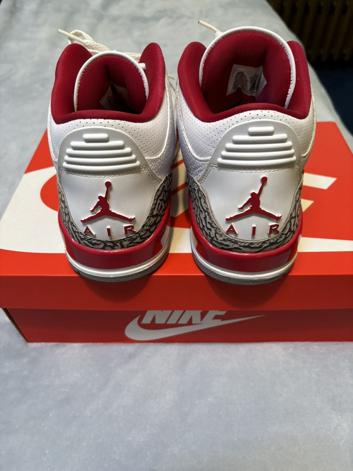 Jordan Brand Jordan 3 Retro Cardinal Red 2022 Size 10.5 Size US 10.5 / EU 43-44 - 5 Thumbnail