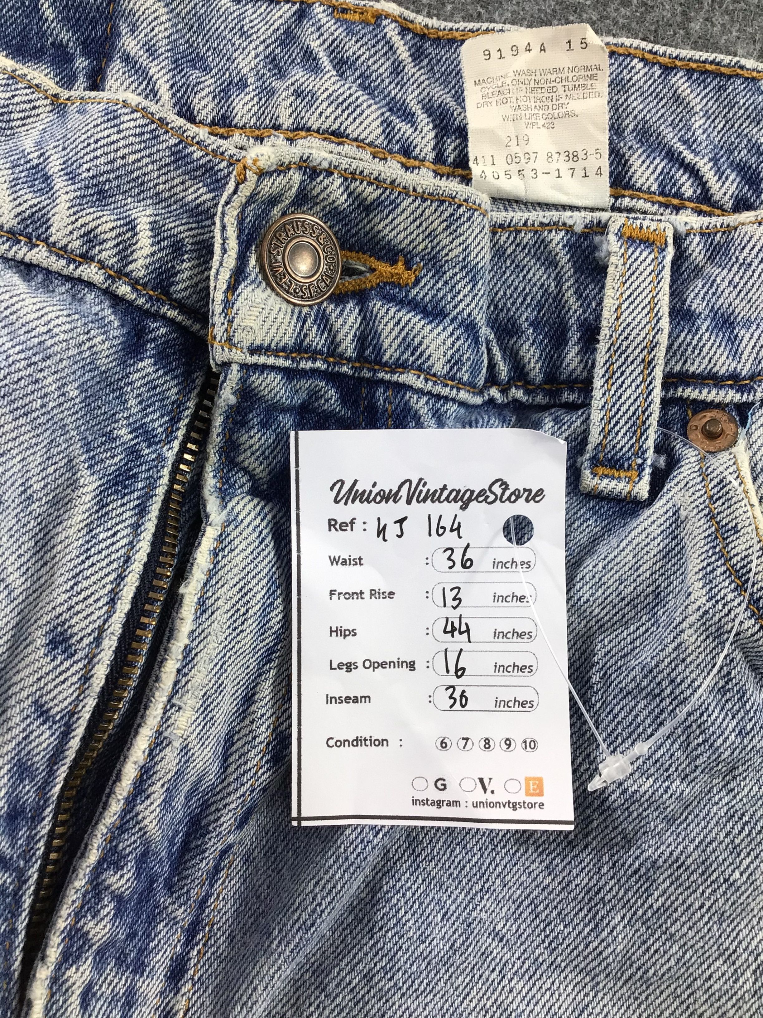 Levi's Vintage Levi's 553 Jeans Relaxed Fit Denim KJ164 Size US 37 - 12 Thumbnail