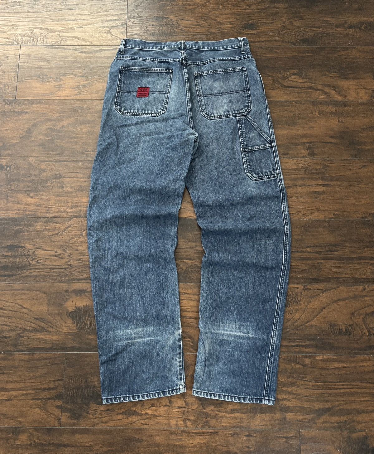 Old Navy Vintage 90s Y2K Old Navy Baggy Carpenter Jeans 32x34 Faded Size US 32 / EU 48 - 1 Thumbnail
