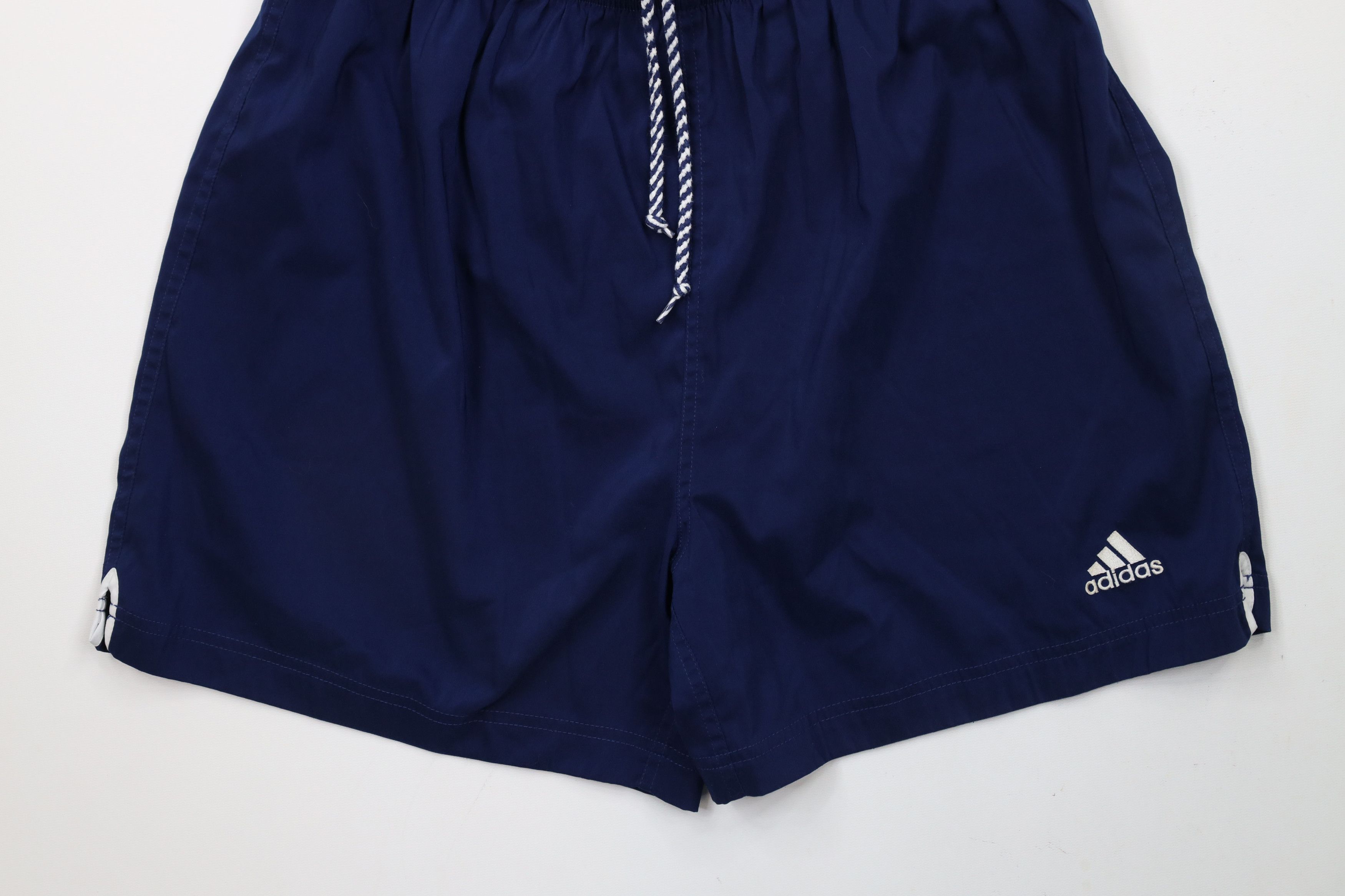 Adidas × Vintage Vintage 90s Adidas Running Jogging Soccer Shorts Blue Size US 32 / EU 48 - 4 Thumbnail