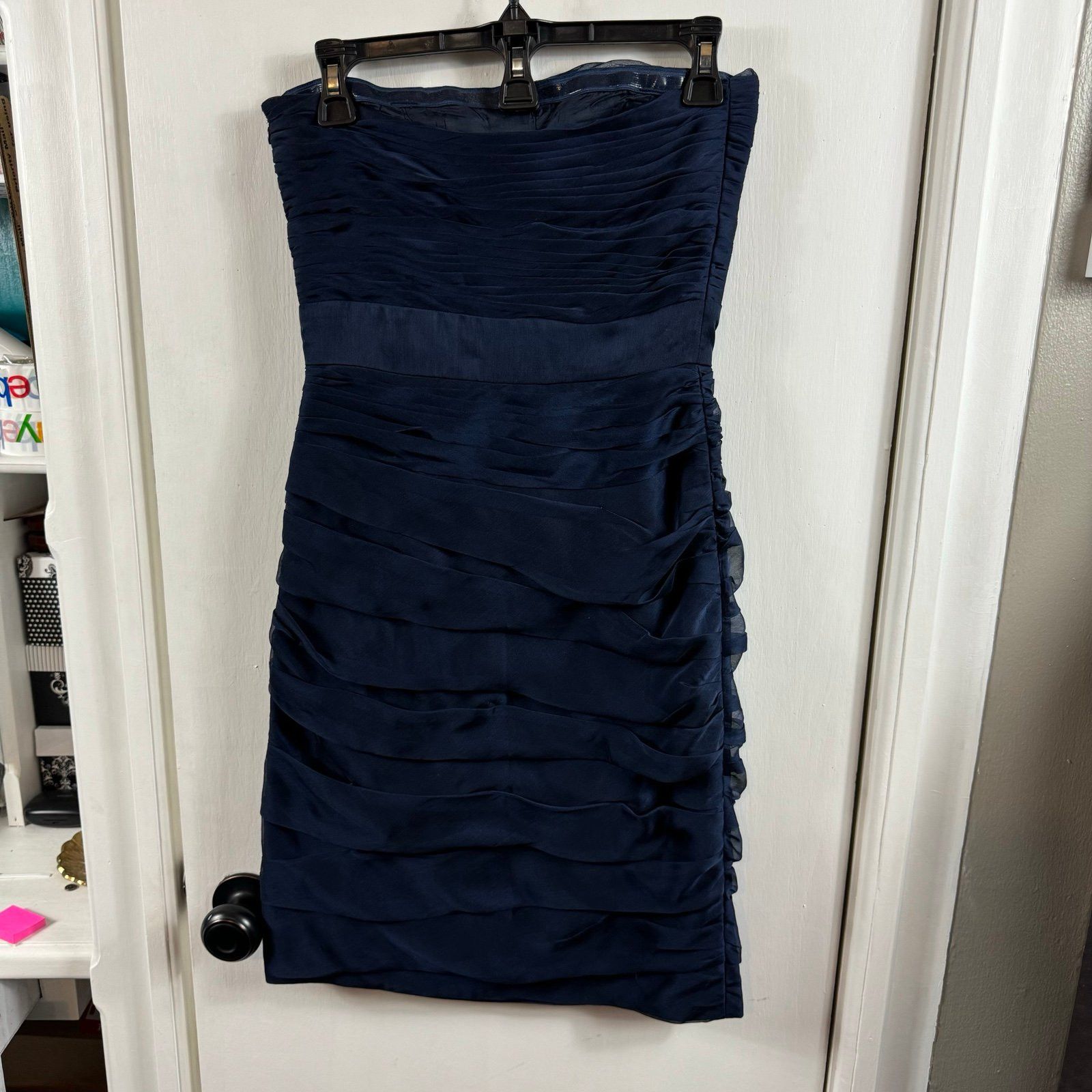 Monique Lhuillier Monique Lhuillier Dress Strapless Ruched Bridesmaids Cockta Size XS / US 0-2 / IT 36-38 - 6 Thumbnail