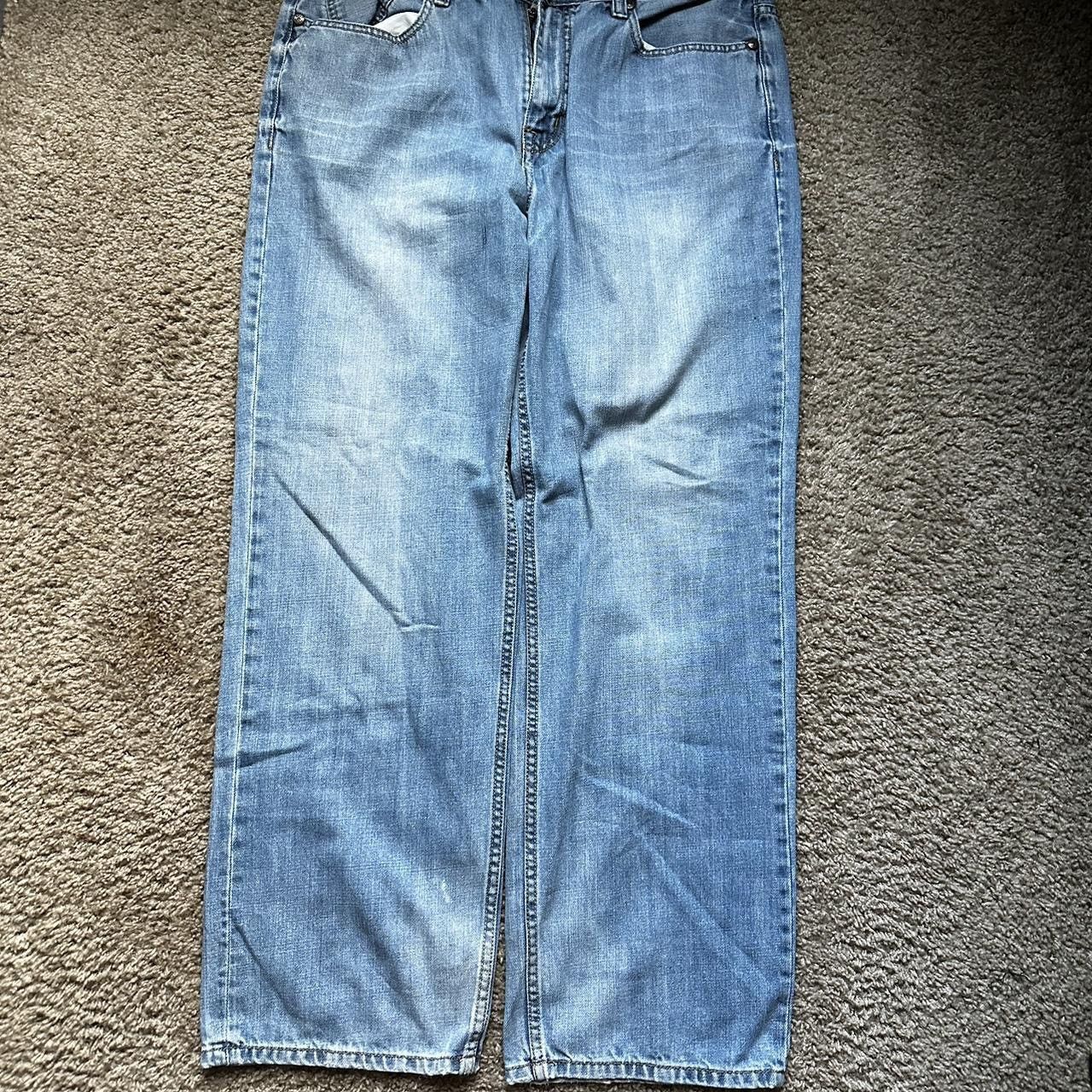 Ecko Unltd. × Vintage Blue baggy vintage y2k jeans with embroidery Size US 38 / EU 54 - 3 Thumbnail