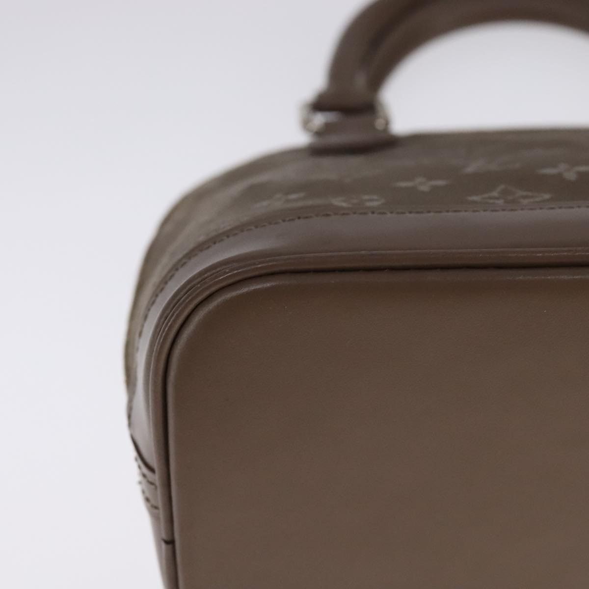 Louis Vuitton LOUIS VUITTON Monogram Satin Little Alma Hand Bag Gray Size ONE SIZE - 16 Thumbnail