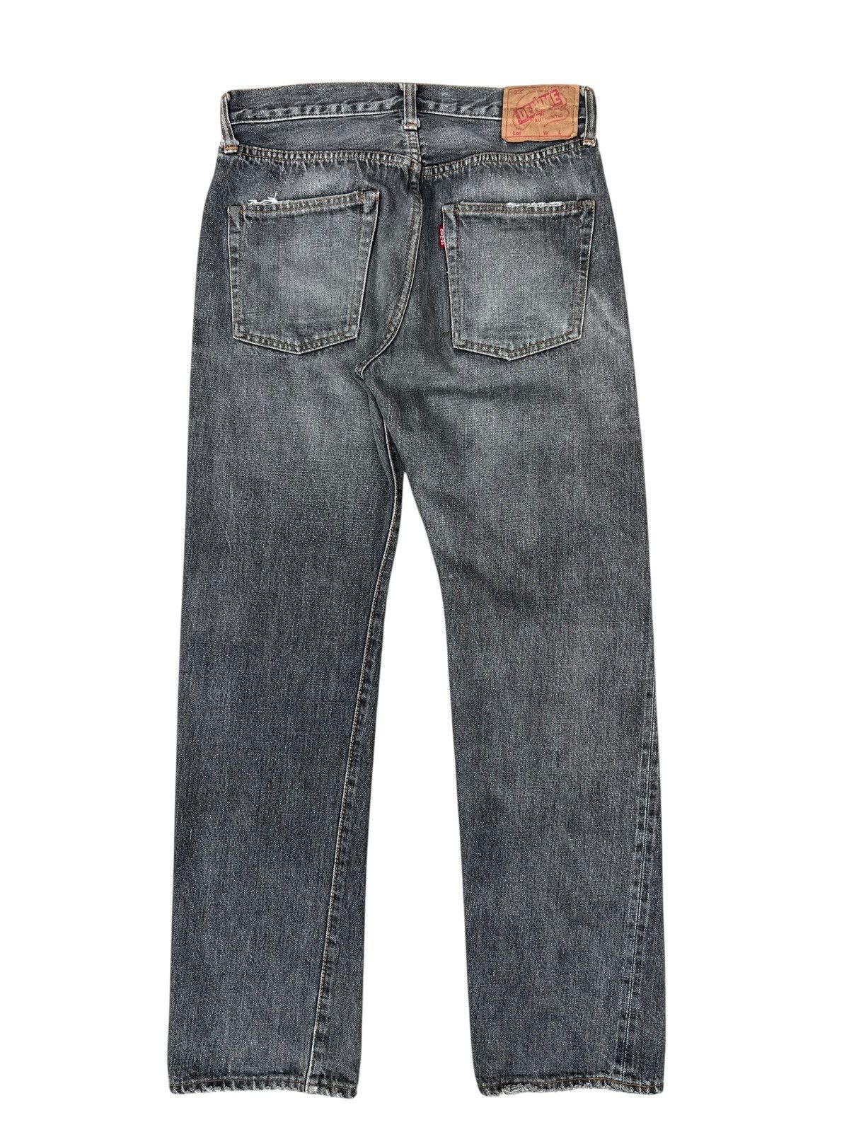 Denime Vintage DENIME Orizzonti Faded Distress Denim Selvedge Jeans Size US 30 / EU 46 - 7 Thumbnail