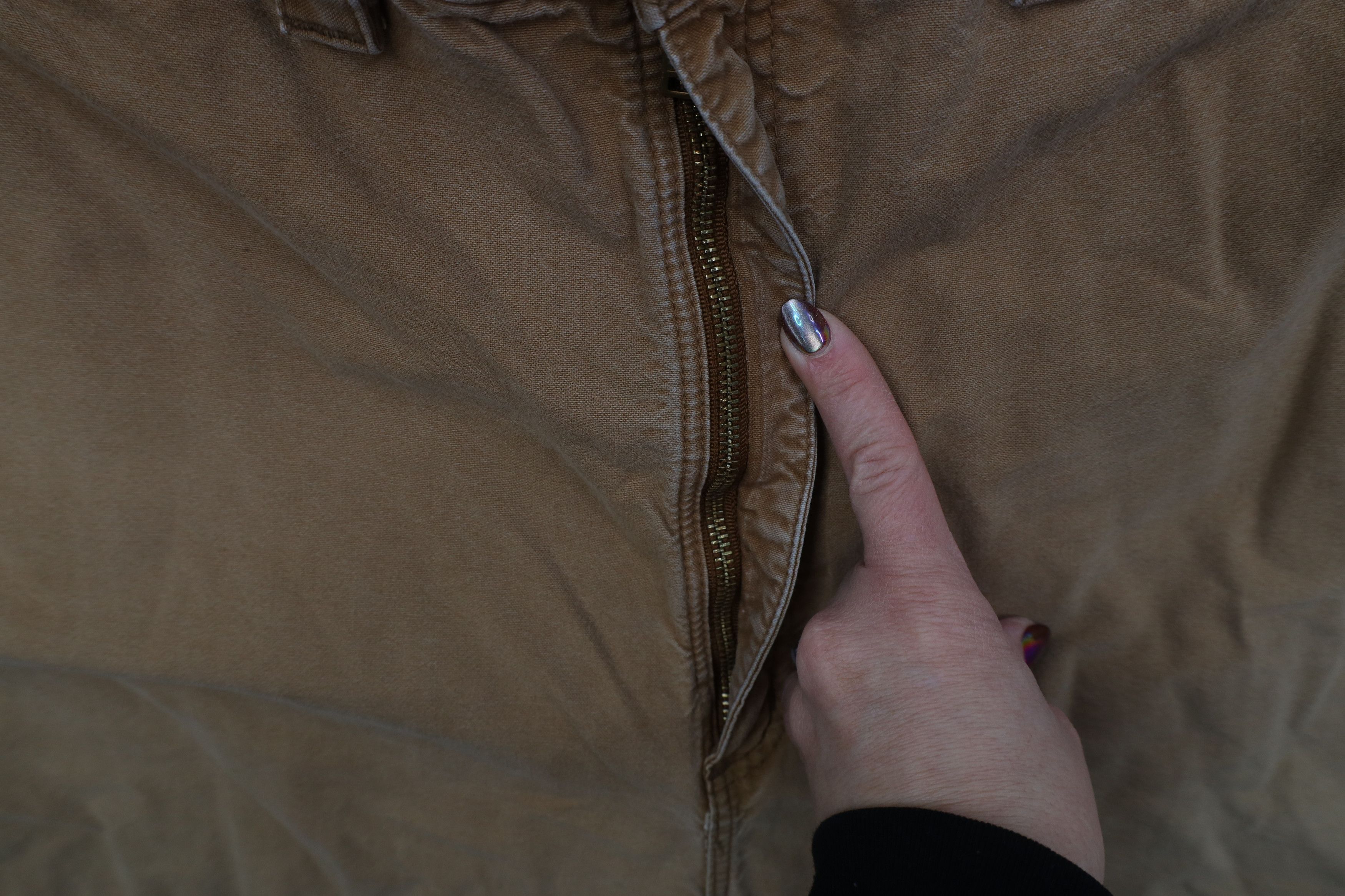 Carhartt Vintage 90s Y2K Carhartt Wide Leg Dungaree Pants Duck Brown Size US 44 / EU 60 - 7 Thumbnail