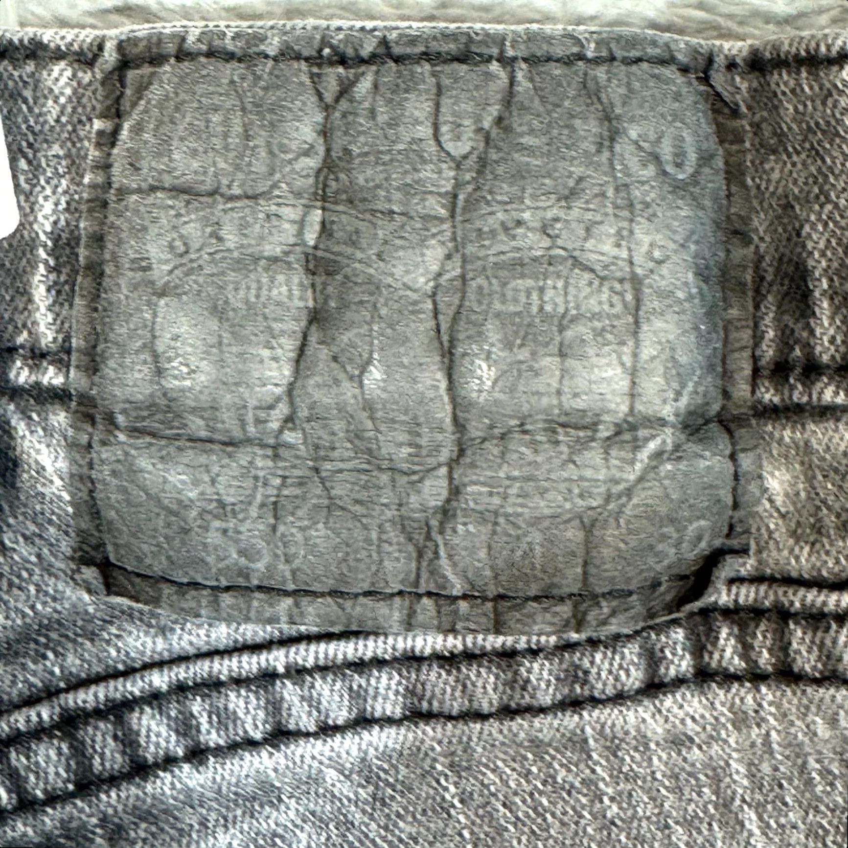 Levi's Levi's 559 Jeans Gray Denim Stretch 40 X 30 5-Pocket Straight Leg Mid Rise Regular Fit Mens Pants Size US 40 / EU 56 - 4 Thumbnail