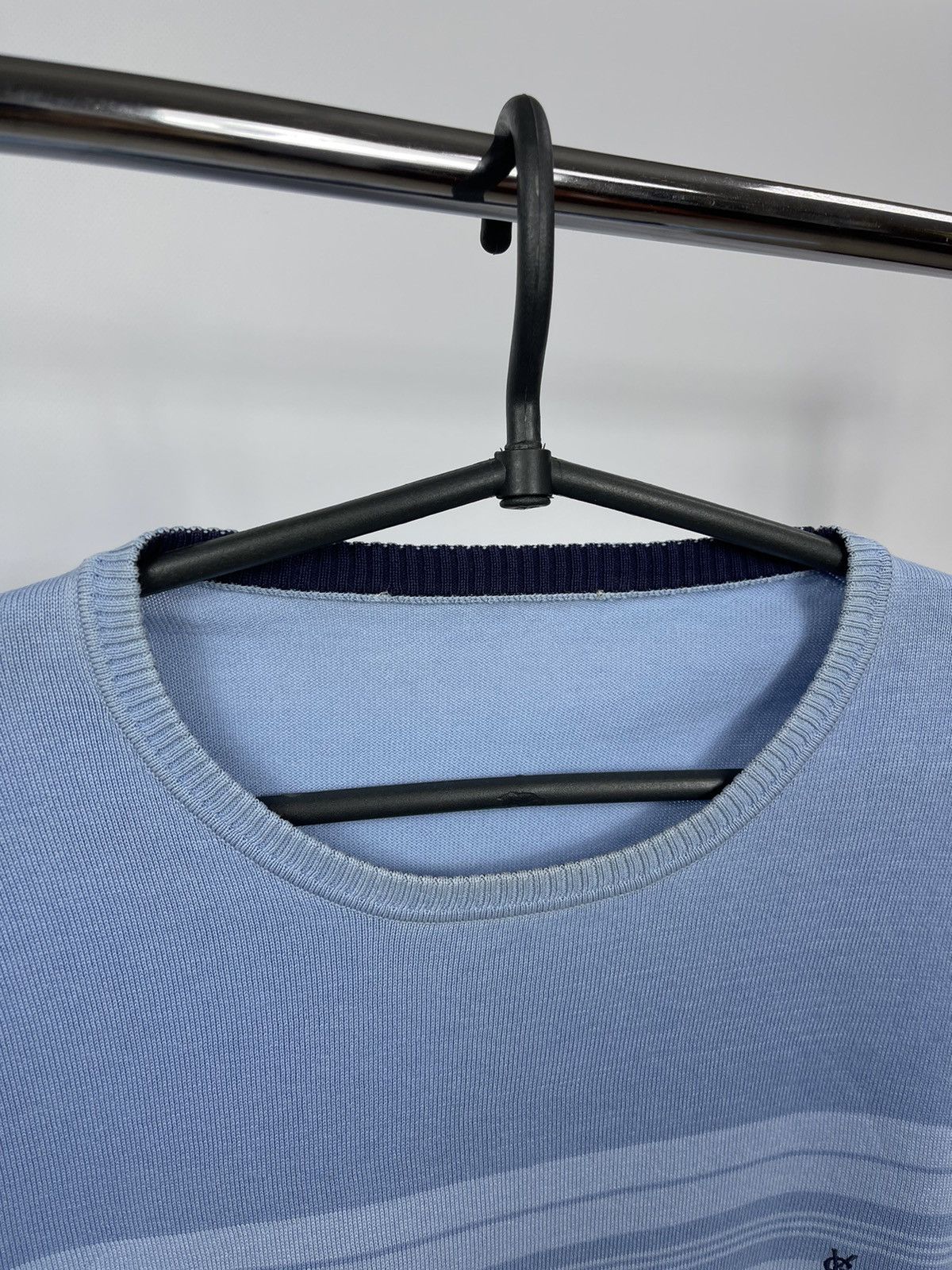 Yves Saint Laurent Yves Sain Laurent Sweater Men's Size L Vintage Blue Size US L / EU 52-54 / 3 - 3 Thumbnail