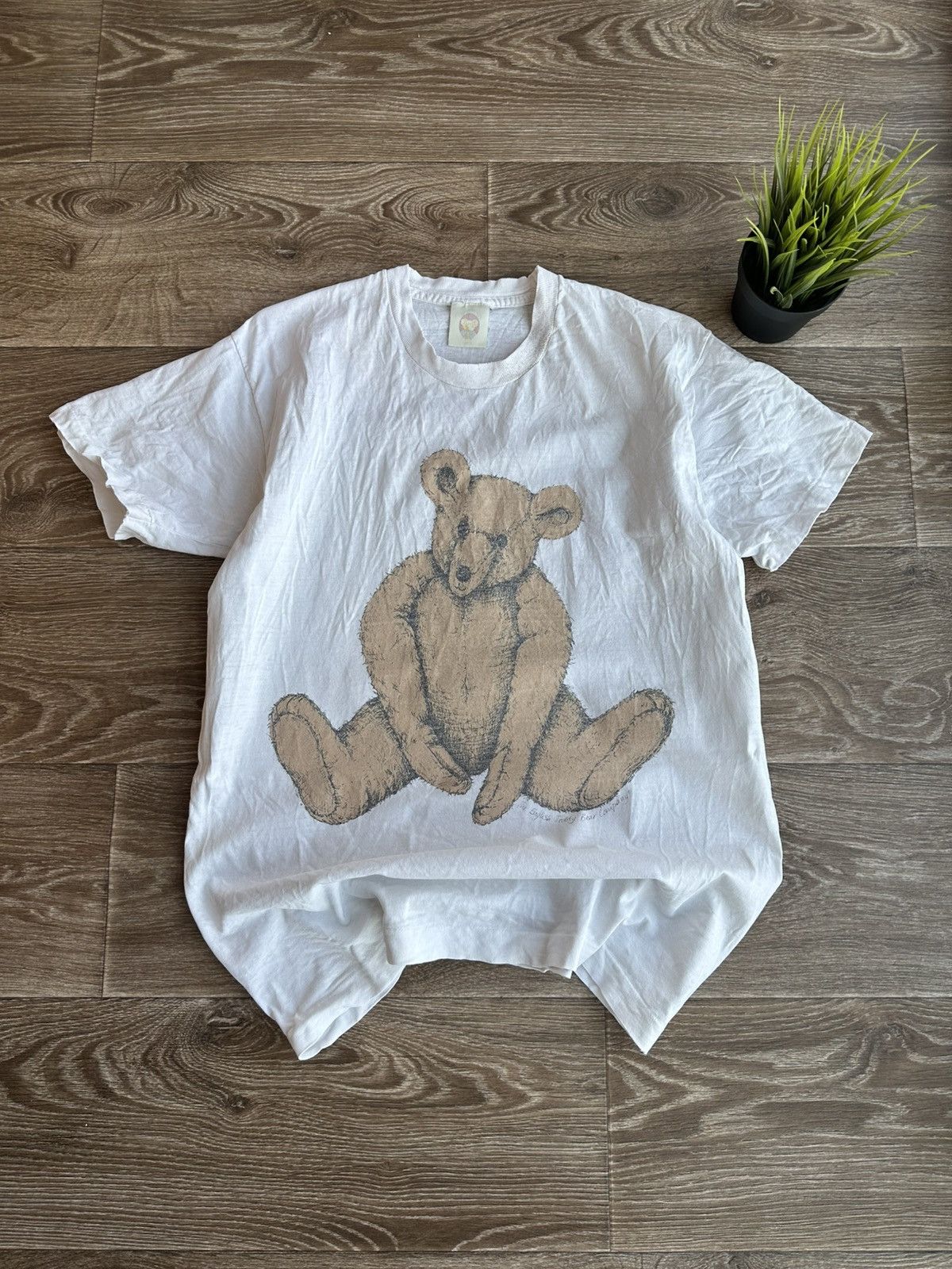 Vintage 🔥 90s The English Teddy Bear Vintage Graphic T Shirt Size US L / EU 52-54 / 3 - 2 Thumbnail