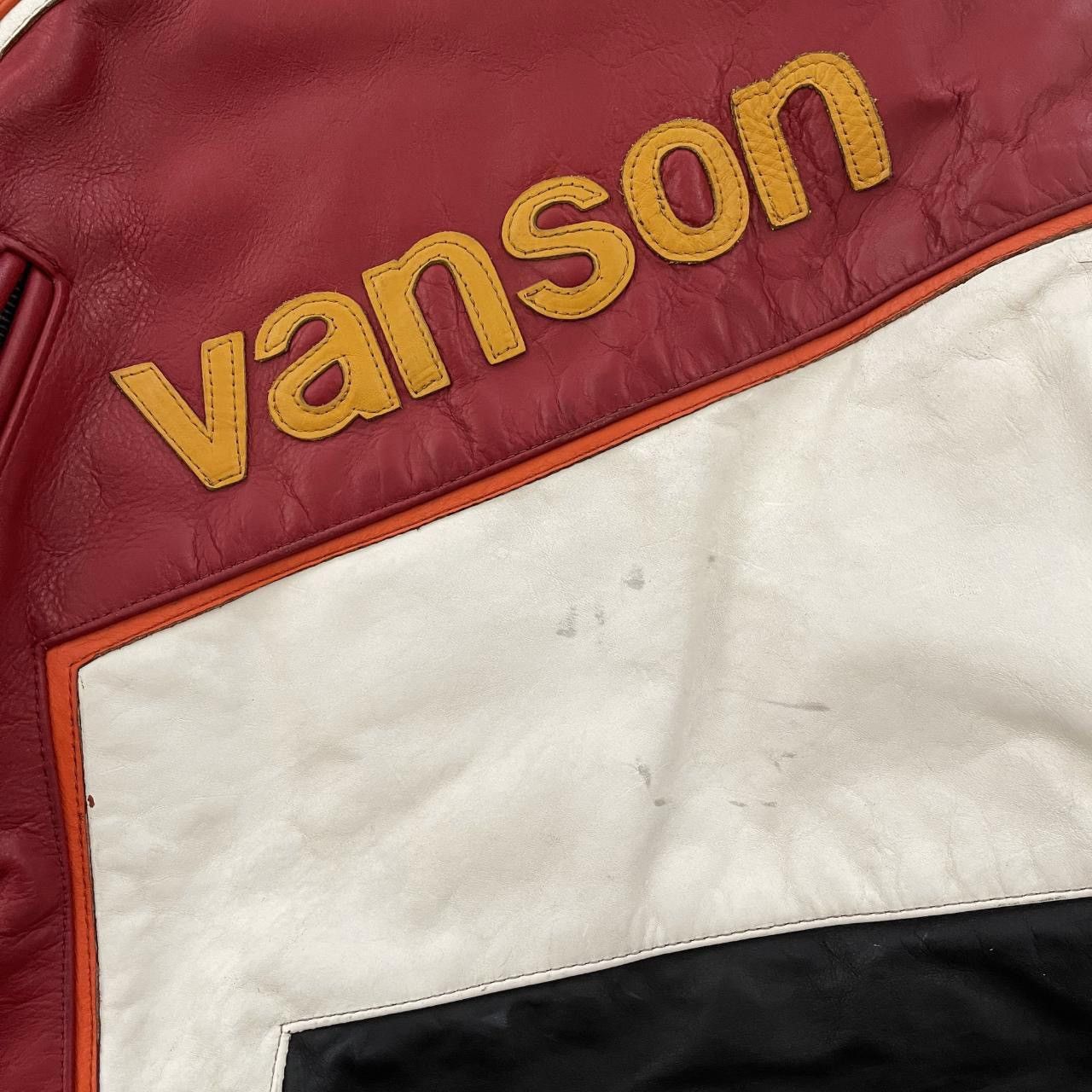 Vanson Leathers Vanson Leathers Leather Motorcycle Racing Jacket Size US S / EU 44-46 / 1 - 6 Thumbnail