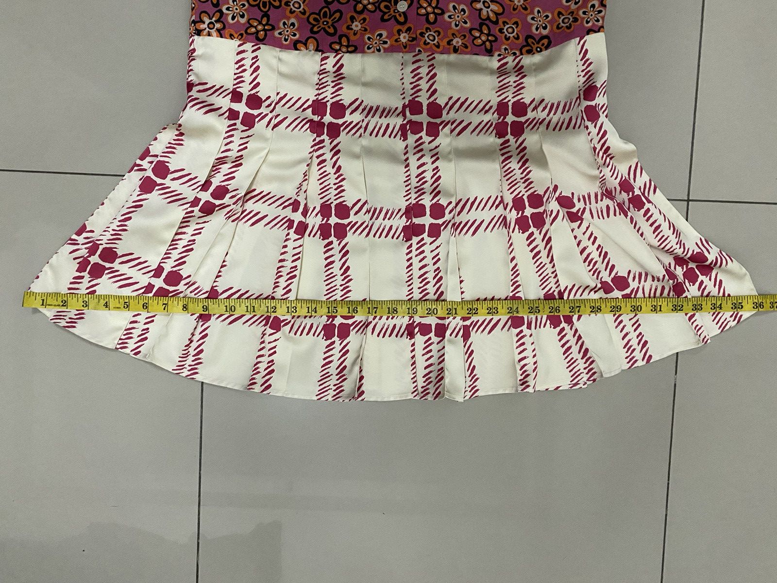 Marni × Uniqlo Uniqlo Marni Open Collar Short Sleeve Pleated Dress Size S / US 4 / IT 40 - 10 Thumbnail
