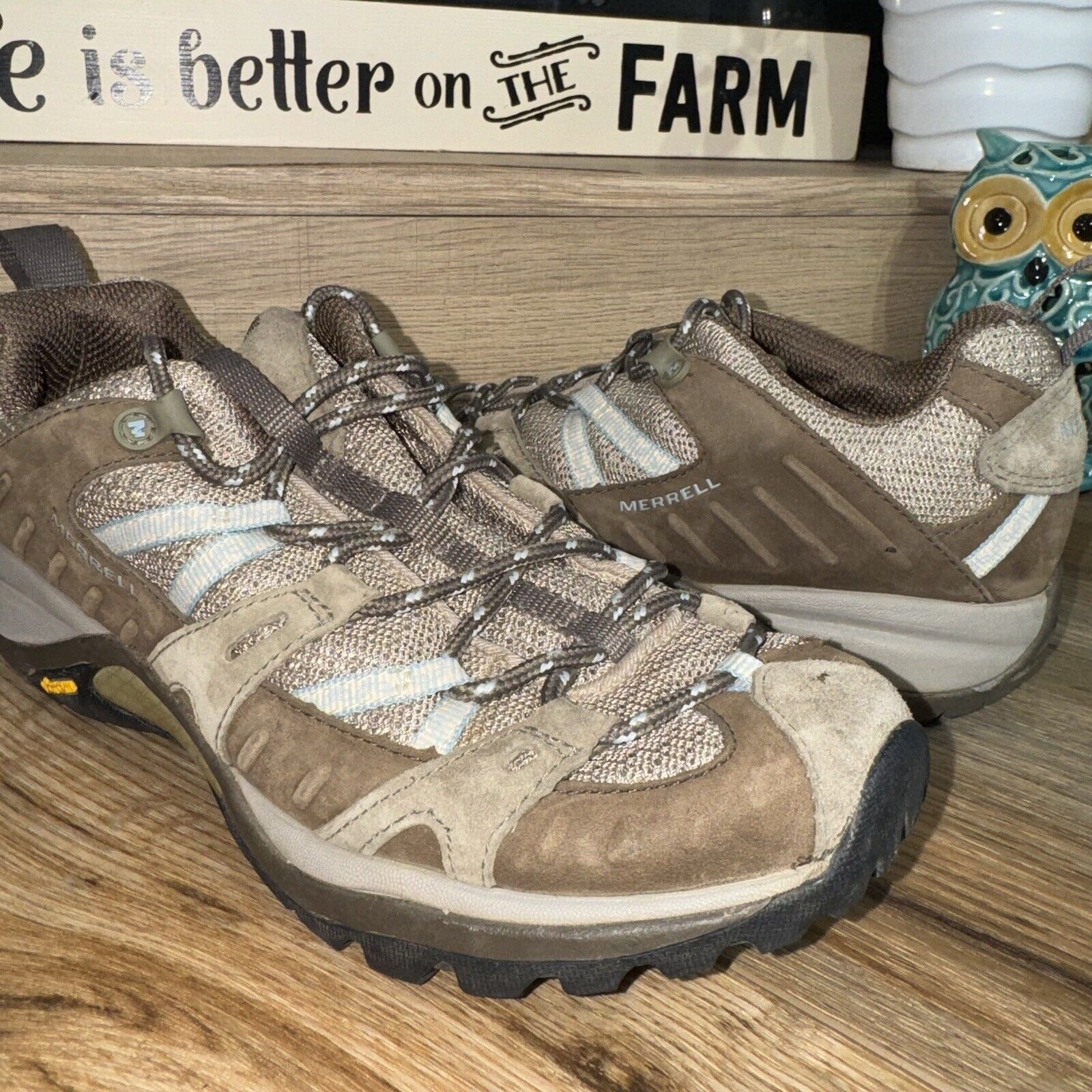Merrell Merrell Women's 8.5 Siren Sport Olive Brown Hiking Shoes Size US 8.5 / IT 38.5 - 1 Thumbnail