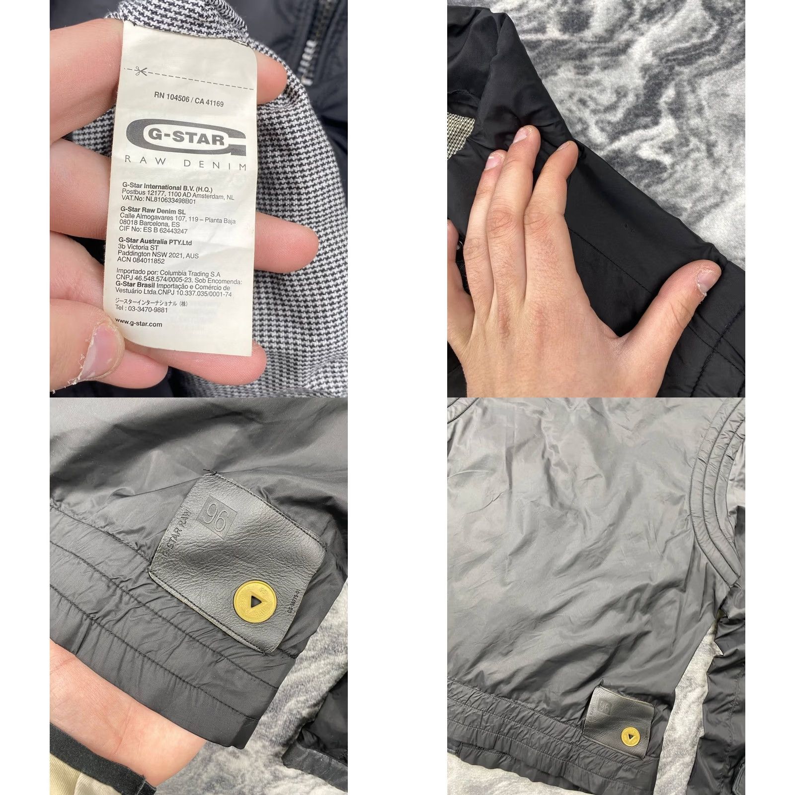 G-Star VINTAGE G Star Raw Multi Pockets Zepp Biker Jacket Women XL Black Size XL / US 12-14 / IT 48-50 - 11 Thumbnail