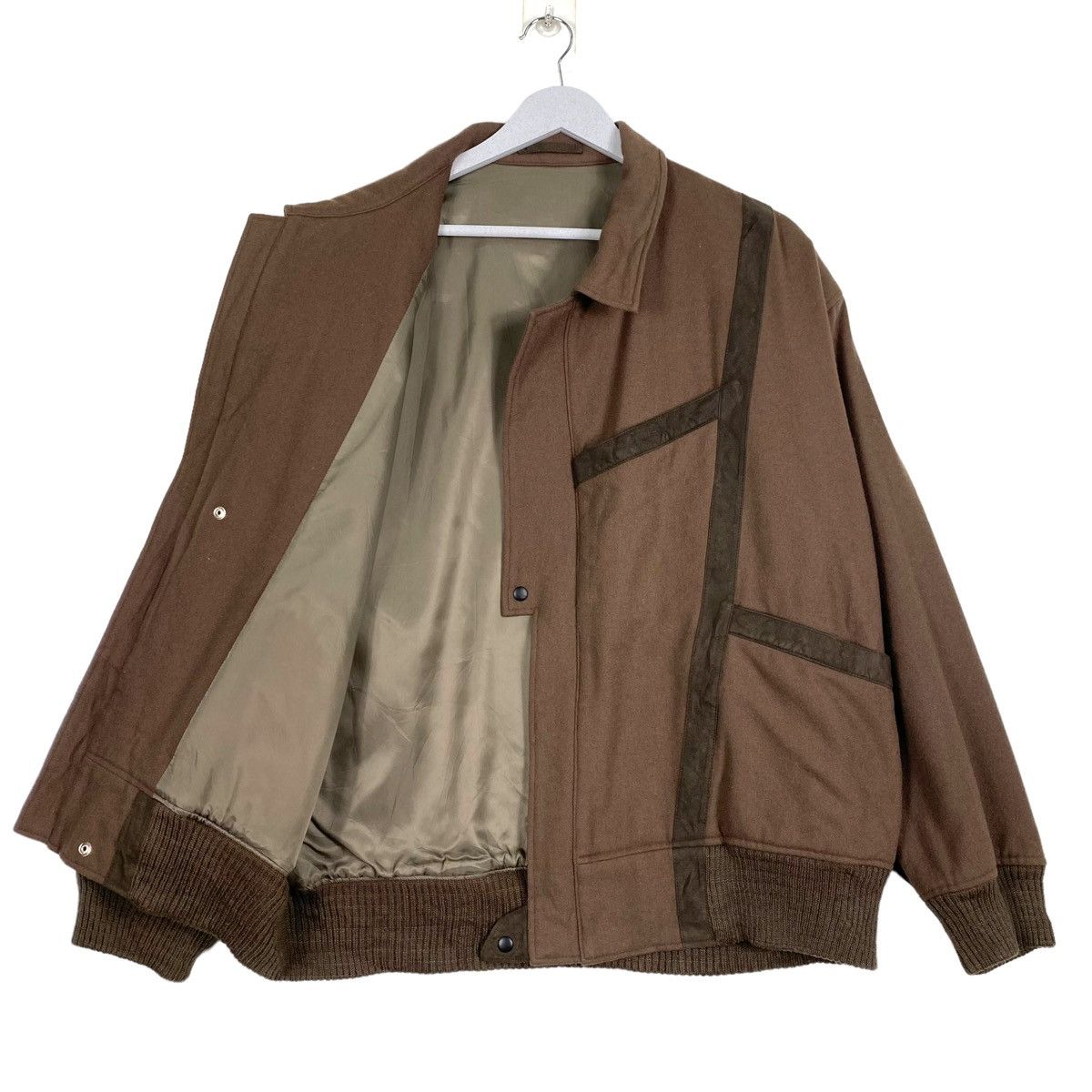 Designer × Japanese Brand × Vintage 💥PACO RABANNE BOXY BOMBER JACKET Size US L / EU 52-54 / 3 - 8 Thumbnail
