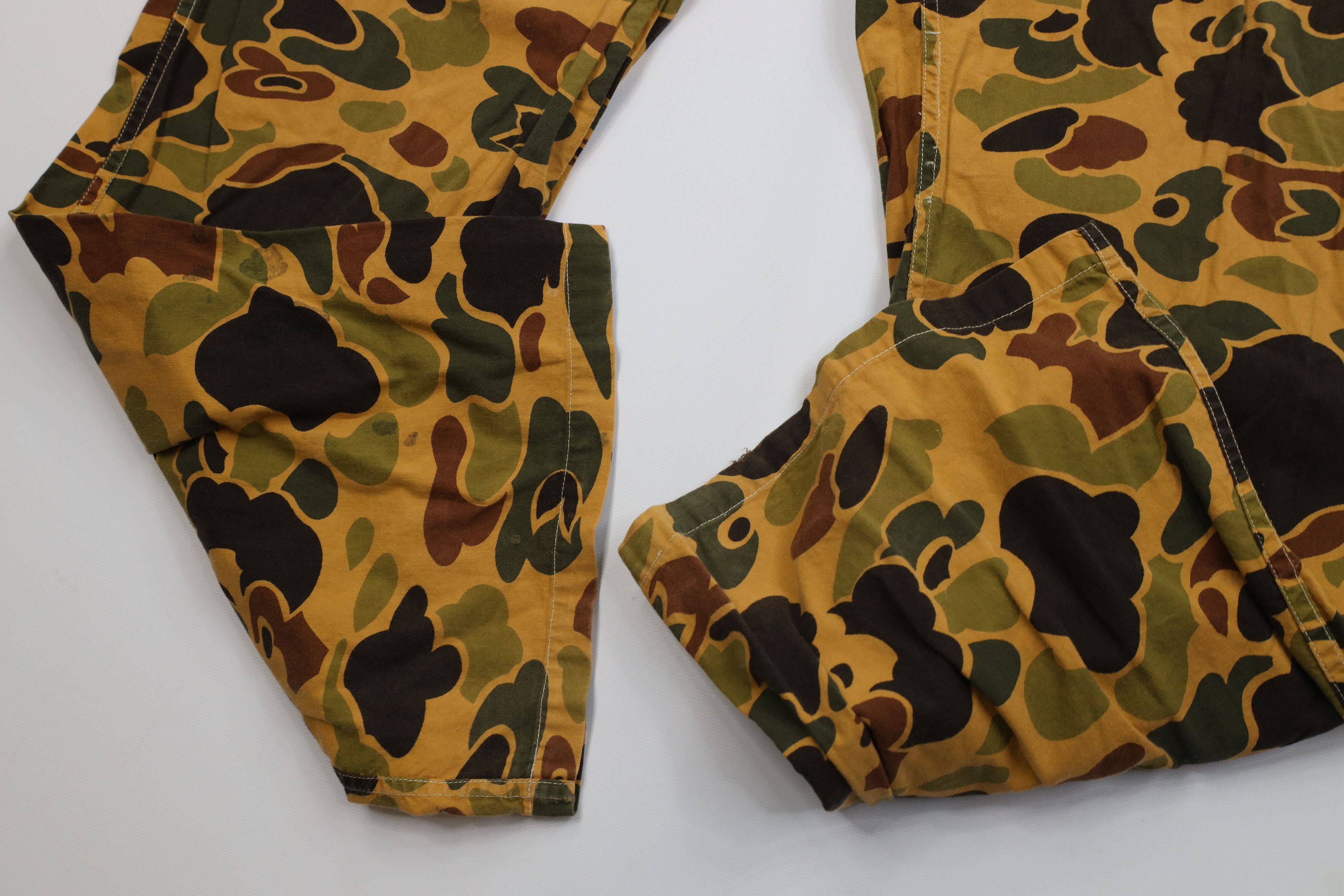 Vintage Vintage 60s 70s Streetwear Camouflage Wide Leg Pants USA Size US 34 / EU 50 - 6 Thumbnail