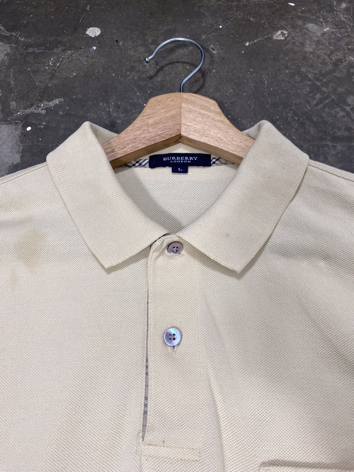 Burberry A12 Burberry Long Sleeve Colar Shirt Size US L / EU 52-54 / 3 - 6 Thumbnail