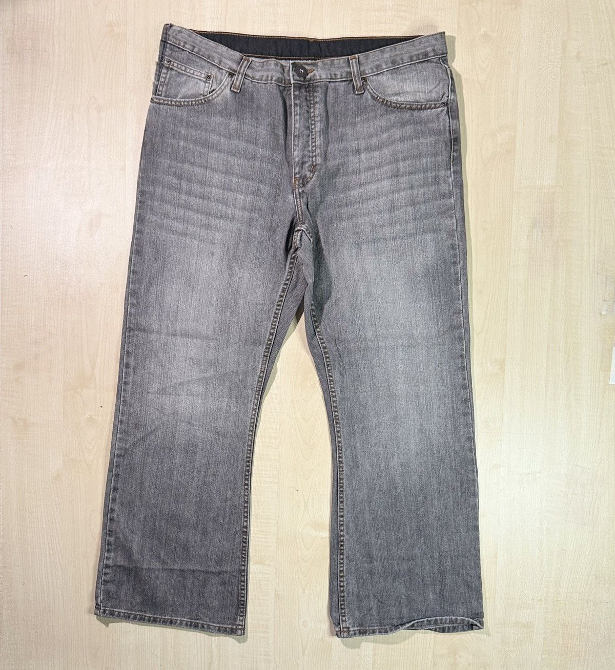 Burton Y2K Bootcut Jeans 36x28 Light Grey Faded Burton Size US 36 / EU 52 - 1 Thumbnail