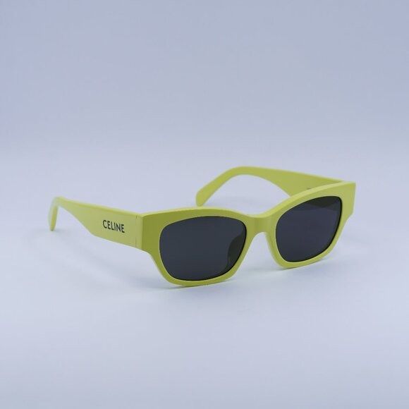 Celine 🕶️ New Celine CL40197U 93A Lime/Smoke Sunglasses Size ONE SIZE - 3 Thumbnail